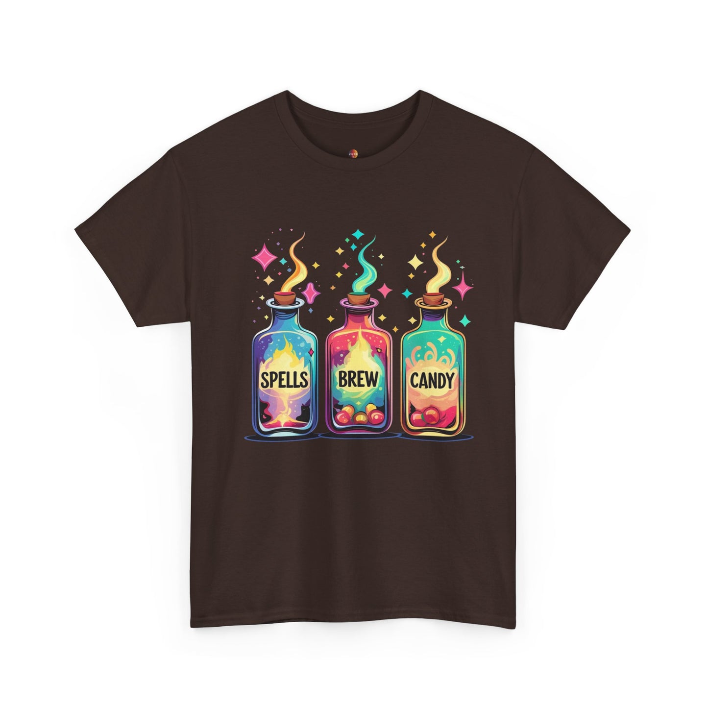 Magical Potion T-Shirt - Spells Brew Candy Design, Cute Halloween Tee, Witchy Apparel, Gift for Magic Lovers, Casual Wear
