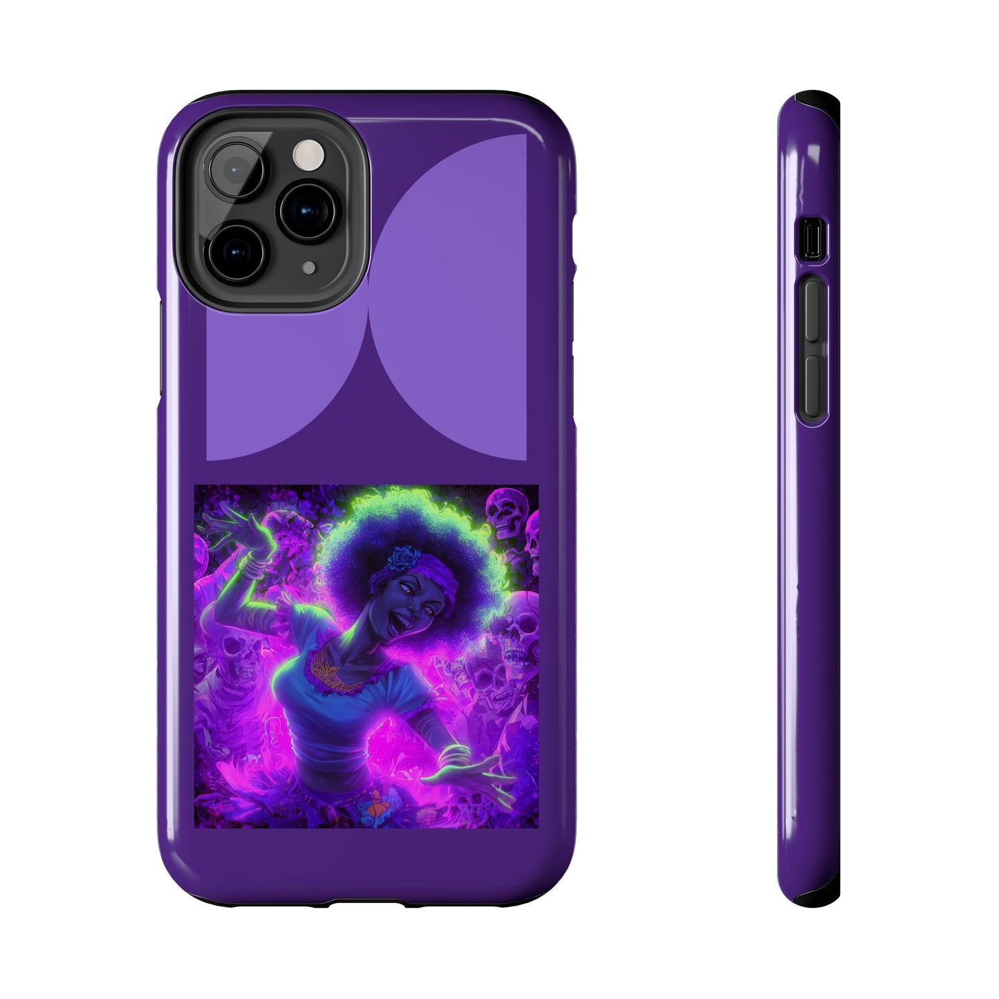 Vibrant Tough Phone Cases | Unique Phone Cover, Halloween Gift, Aesthetic Protection, Trendy Tech Accessory, Skull Design