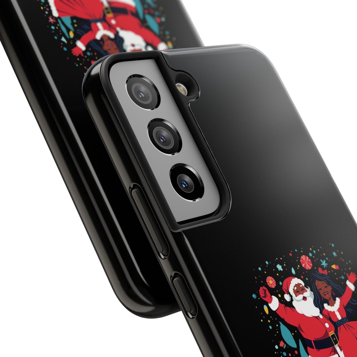 Festive Santa Phone Cases - Holiday Protection, Xmas Gifts, Winter Vibes, Merry & Bright, Unique Tech Accessories