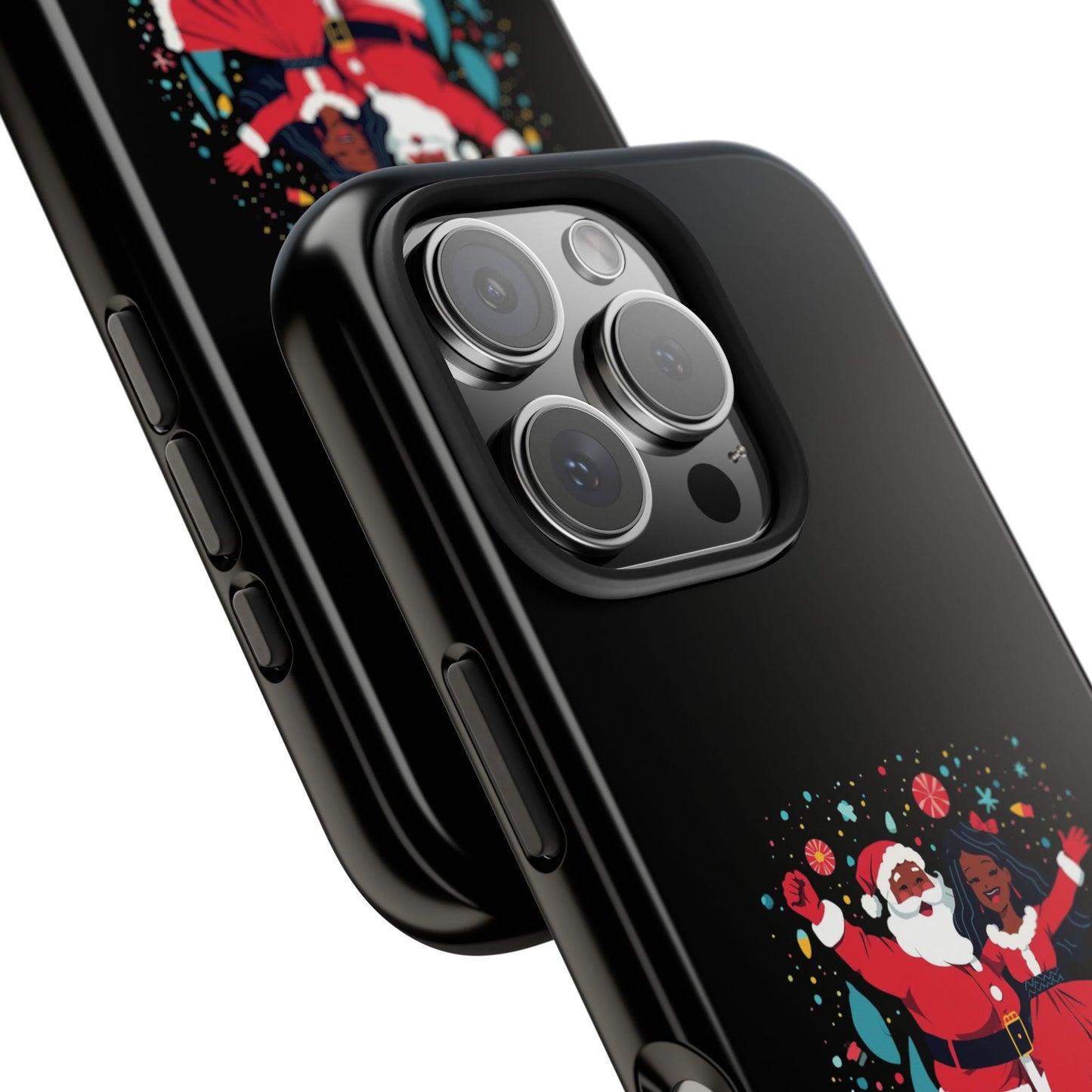 Festive Santa Phone Cases - Holiday Protection, Xmas Gifts, Winter Vibes, Merry & Bright, Unique Tech Accessories