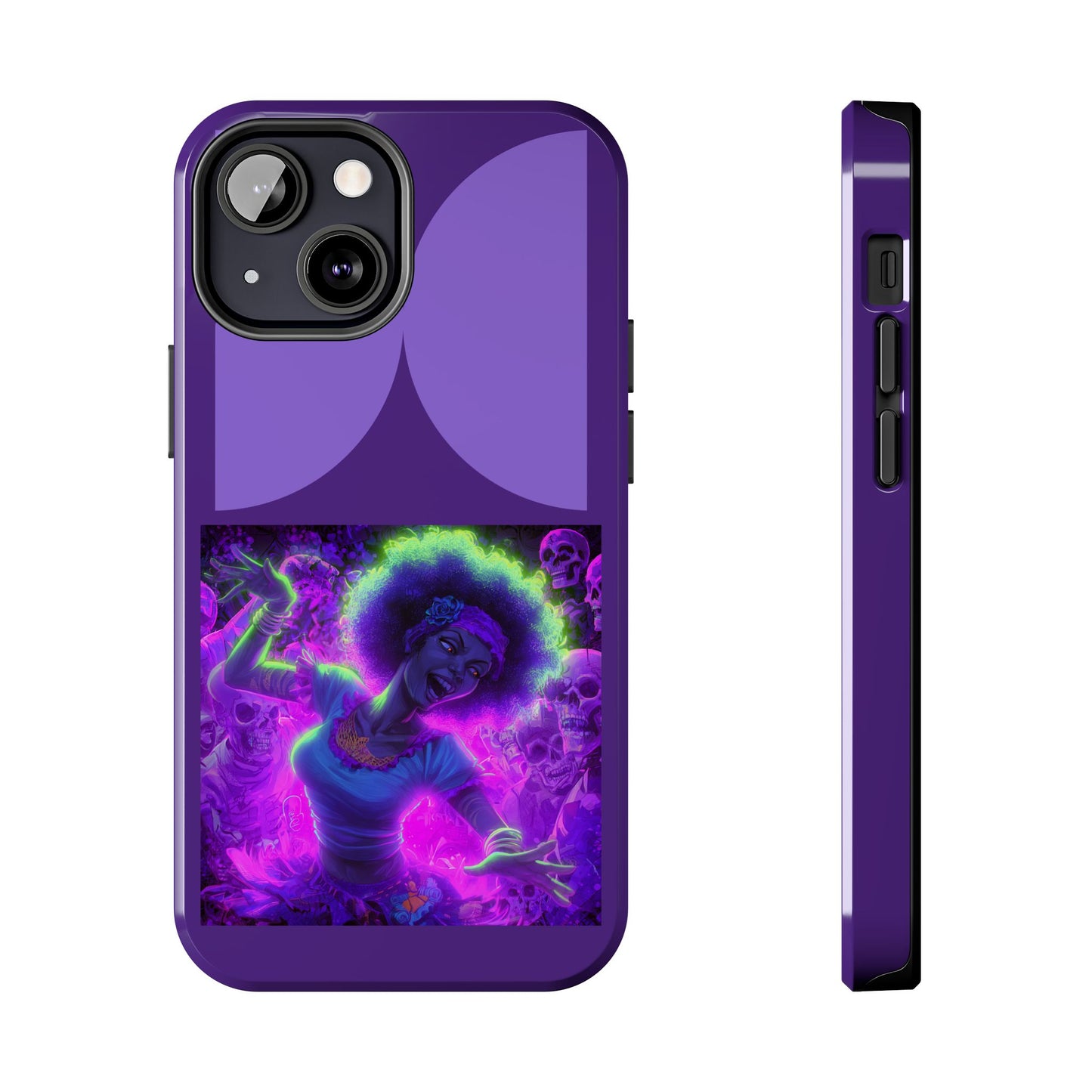 Vibrant Tough Phone Cases | Unique Phone Cover, Halloween Gift, Aesthetic Protection, Trendy Tech Accessory, Skull Design