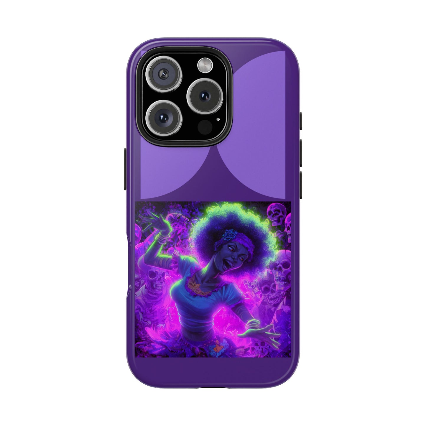 Vibrant Tough Phone Cases | Unique Phone Cover, Halloween Gift, Aesthetic Protection, Trendy Tech Accessory, Skull Design
