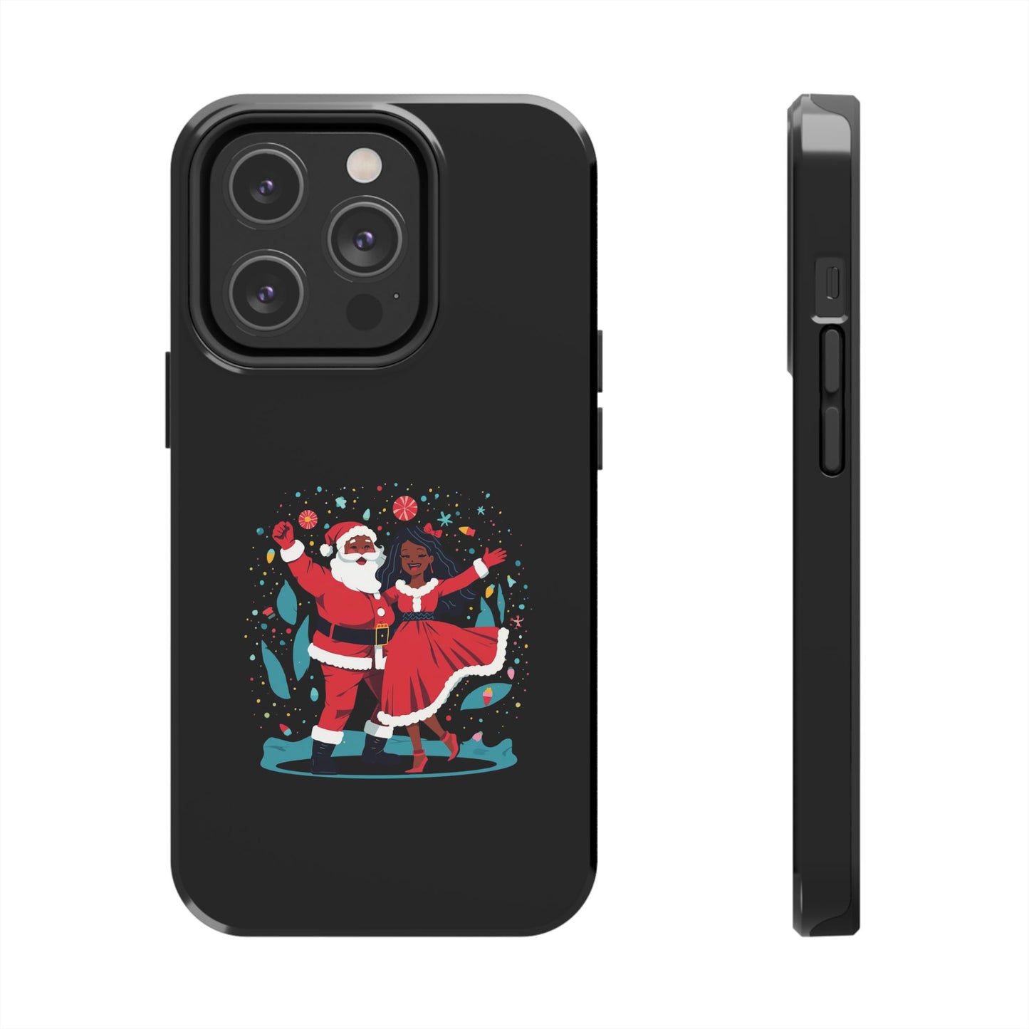 Festive Santa Phone Cases - Holiday Protection, Xmas Gifts, Winter Vibes, Merry & Bright, Unique Tech Accessories