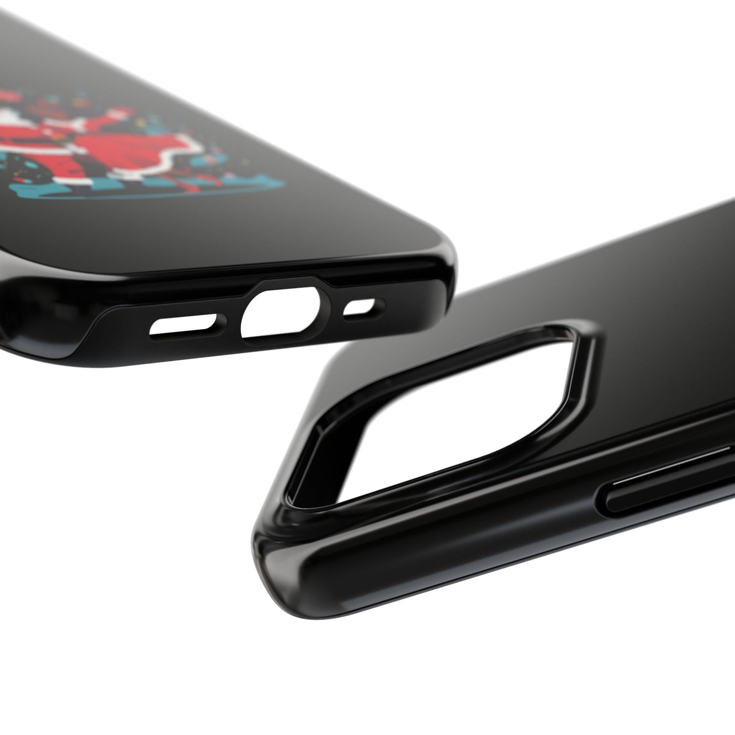 Festive Santa Phone Cases - Holiday Protection, Xmas Gifts, Winter Vibes, Merry & Bright, Unique Tech Accessories