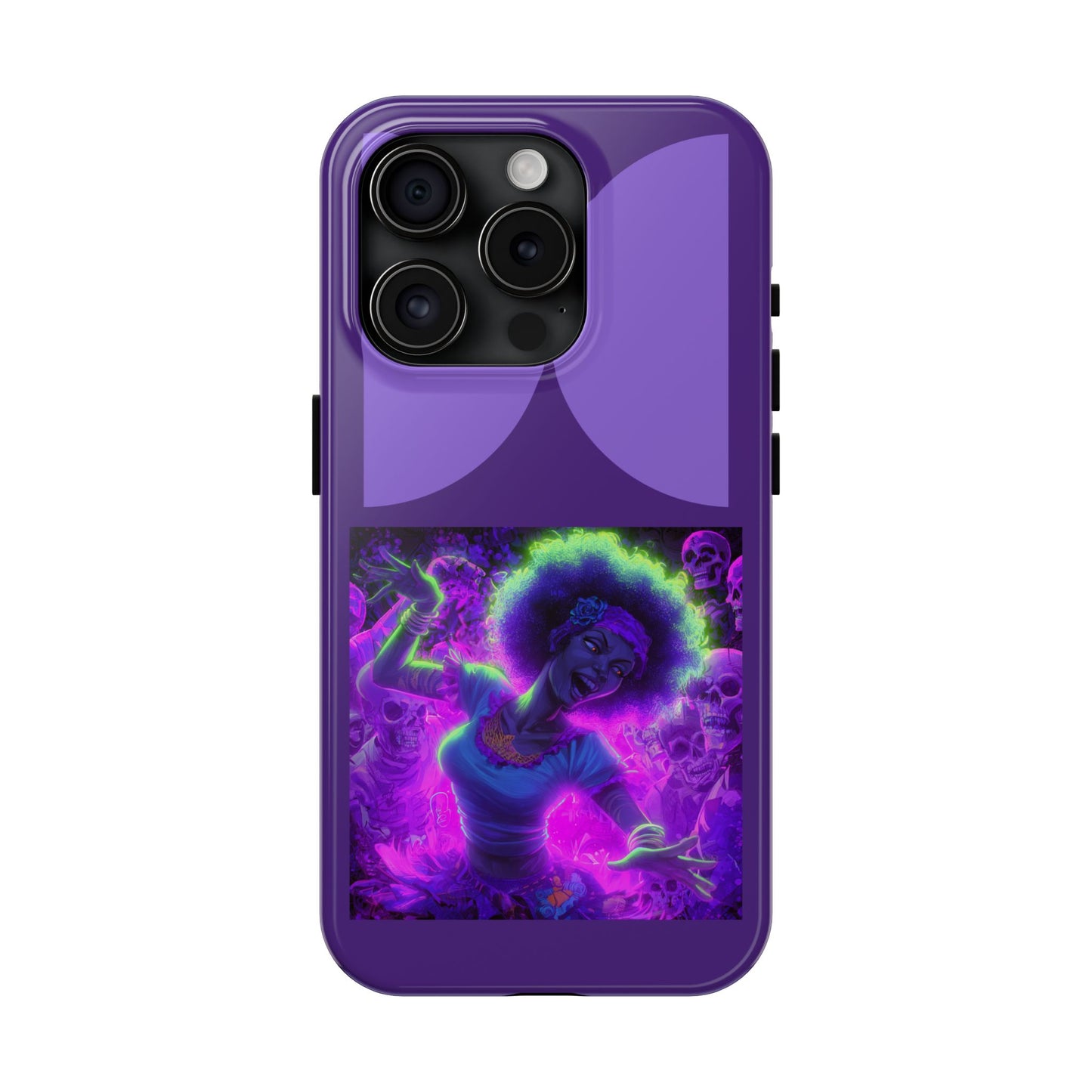 Vibrant Tough Phone Cases | Unique Phone Cover, Halloween Gift, Aesthetic Protection, Trendy Tech Accessory, Skull Design