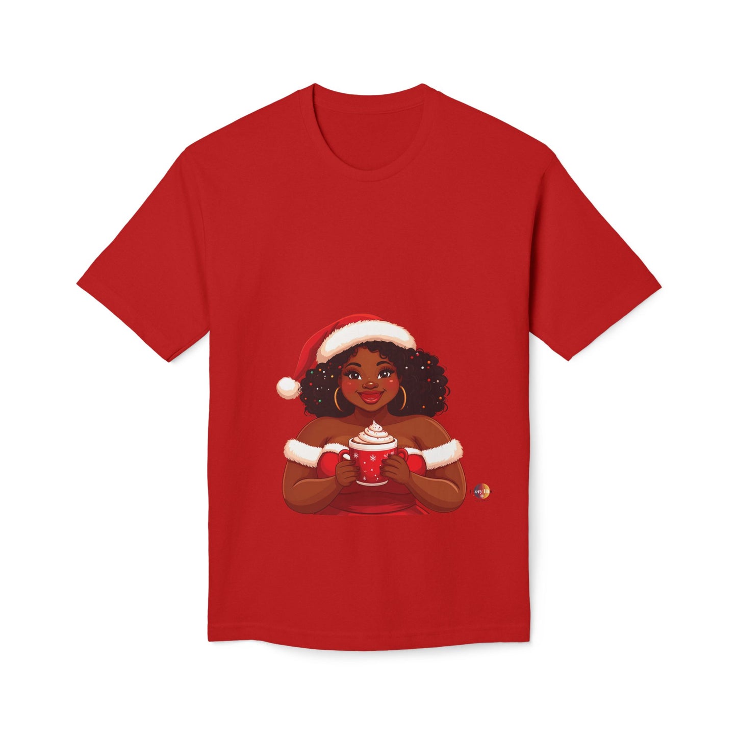 Festive Holiday T-shirt, Christmas shirt, winter t-shirt, gift for her, cozy clothing, seasonal apparel