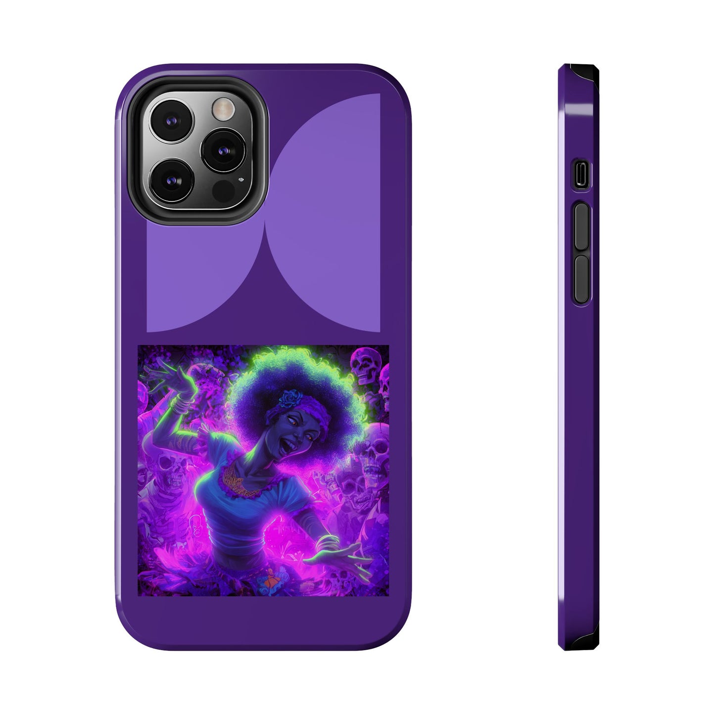 Vibrant Tough Phone Cases | Unique Phone Cover, Halloween Gift, Aesthetic Protection, Trendy Tech Accessory, Skull Design