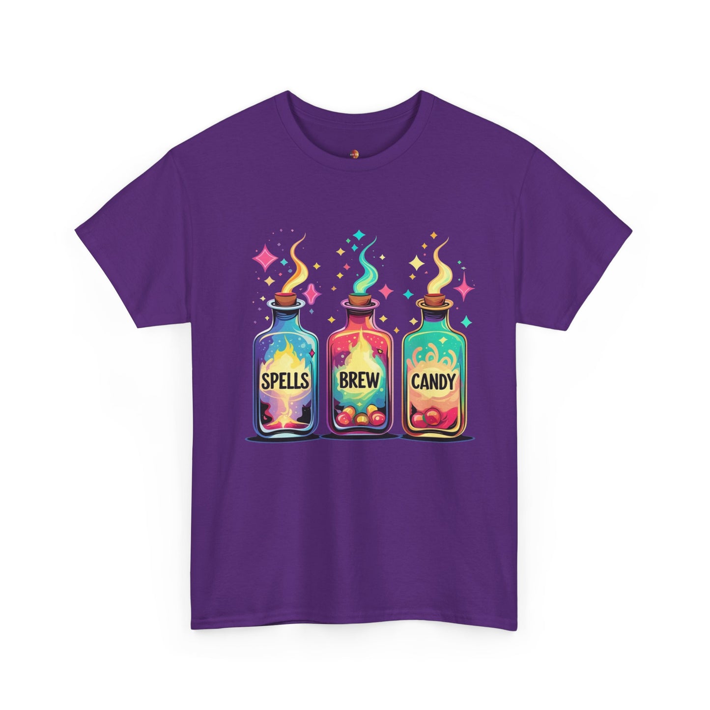 Magical Potion T-Shirt - Spells Brew Candy Design, Cute Halloween Tee, Witchy Apparel, Gift for Magic Lovers, Casual Wear