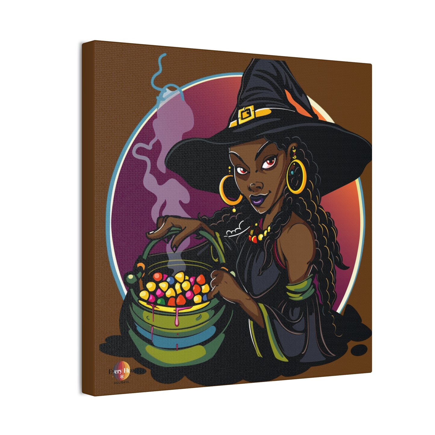 Witchy Canvas Art, Spooky Wall Decor, Halloween Home Decor, Magic Potion Artwork, Witch Decor, Gift for Witch Lovers