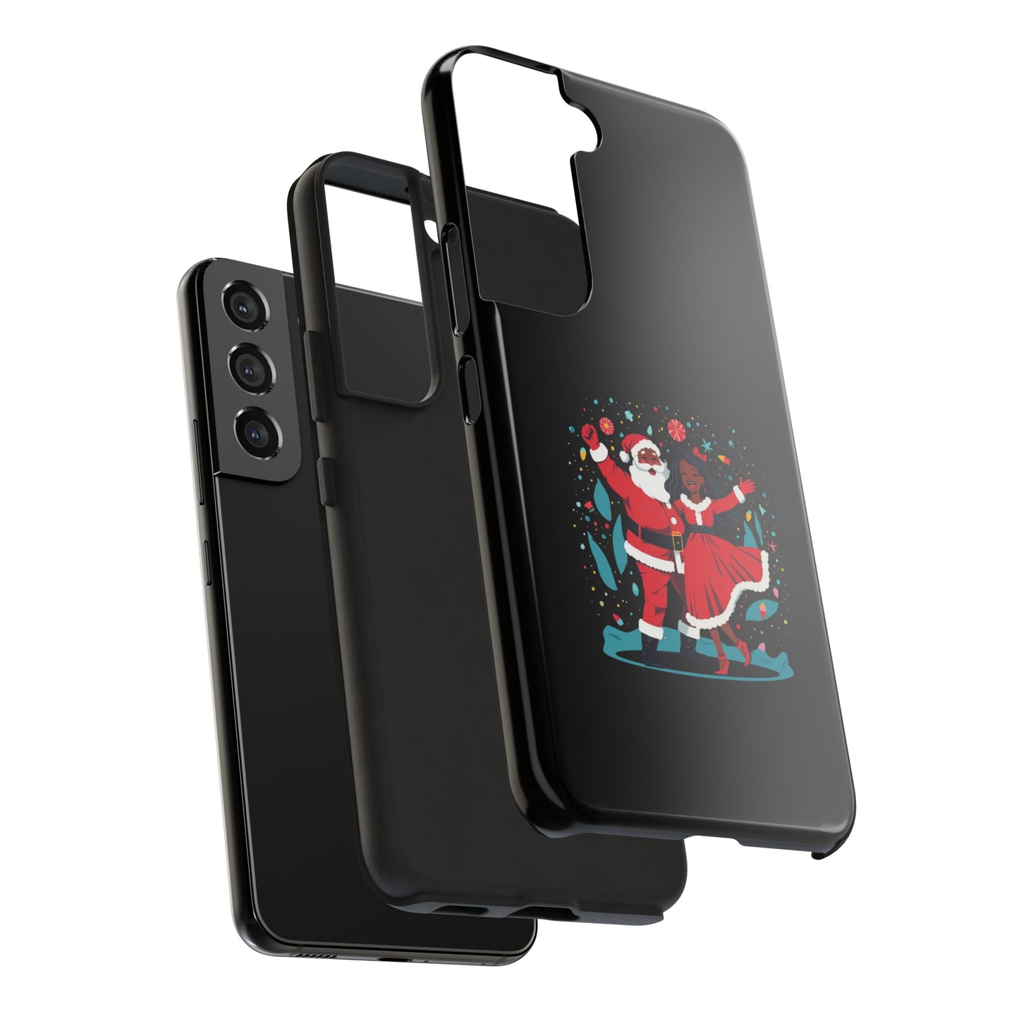 Festive Santa Phone Cases - Holiday Protection, Xmas Gifts, Winter Vibes, Merry & Bright, Unique Tech Accessories