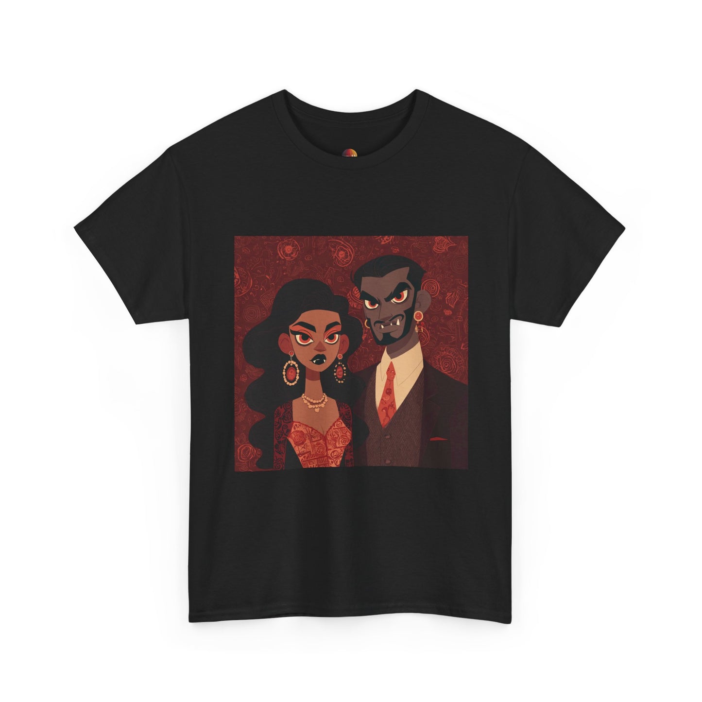 Romantic Vibe Tee, Unisex Heavy Cotton Tee, Couple Shirt, Unique Graphic Tee, Gift for Couples, Halloween Costume