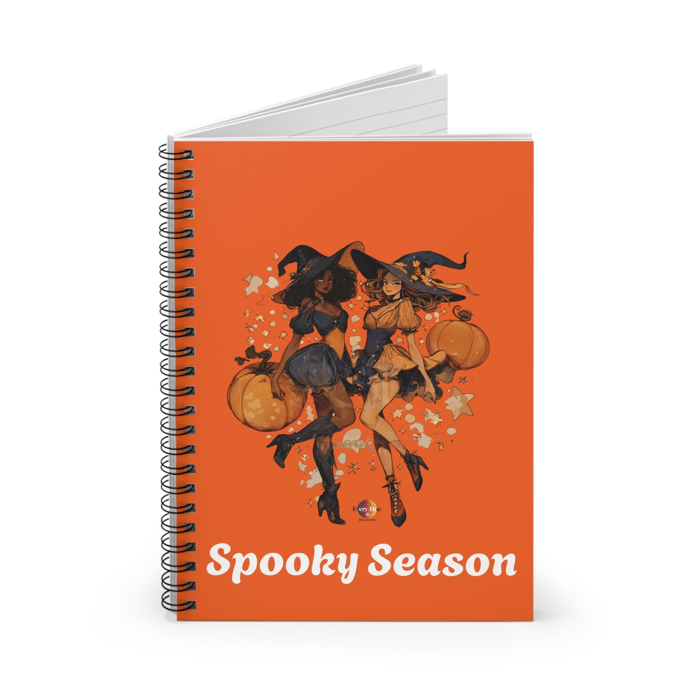 Spooky Season Spiral Notebook - Perfect for Halloween, Journaling, Note Taking, Witchy Vibes, Gift for Witches
