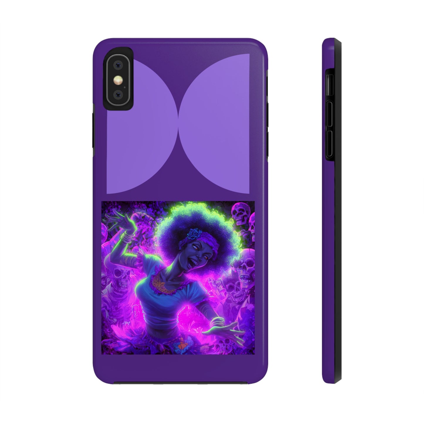 Vibrant Tough Phone Cases | Unique Phone Cover, Halloween Gift, Aesthetic Protection, Trendy Tech Accessory, Skull Design