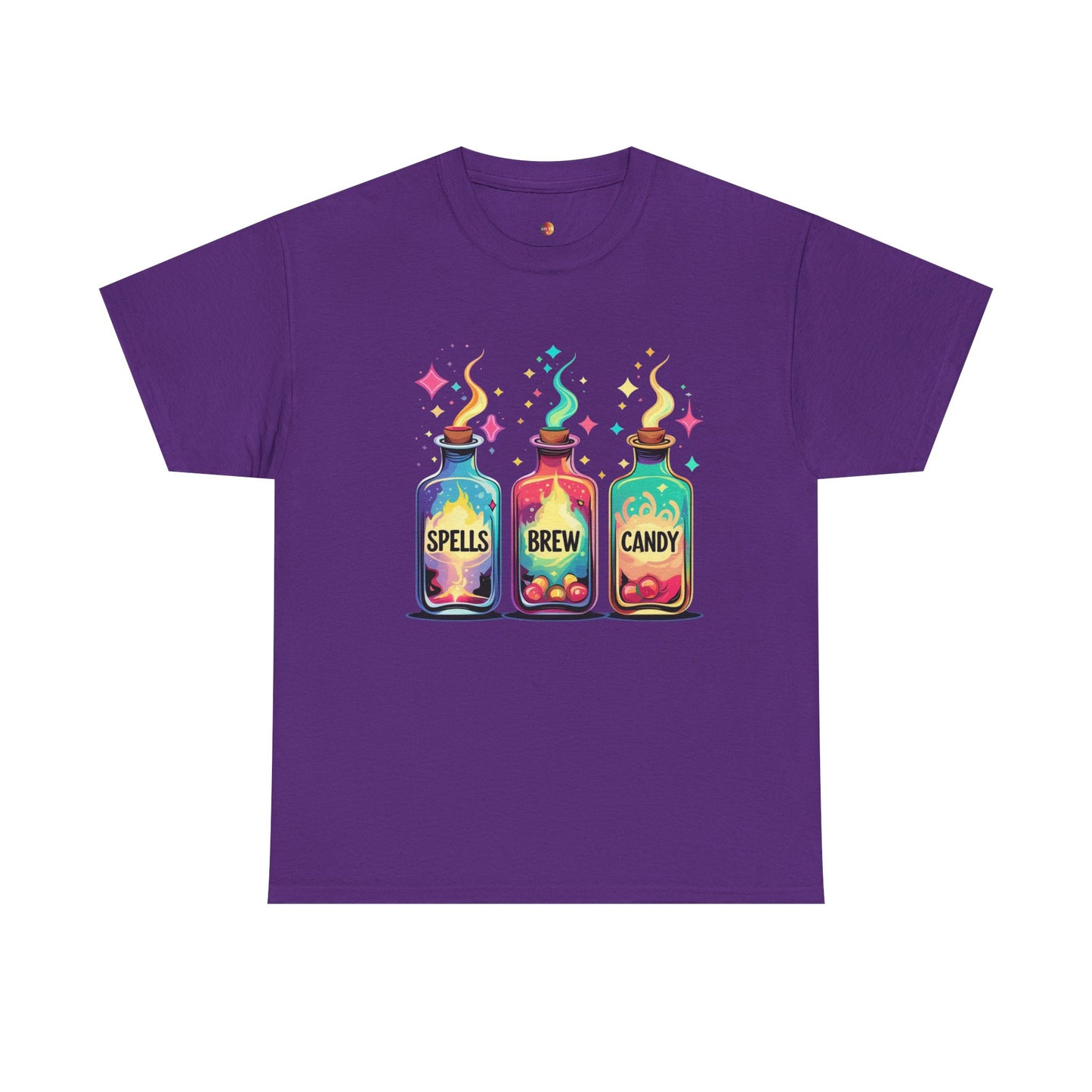 Magical Potion T-Shirt - Spells Brew Candy Design, Cute Halloween Tee, Witchy Apparel, Gift for Magic Lovers, Casual Wear