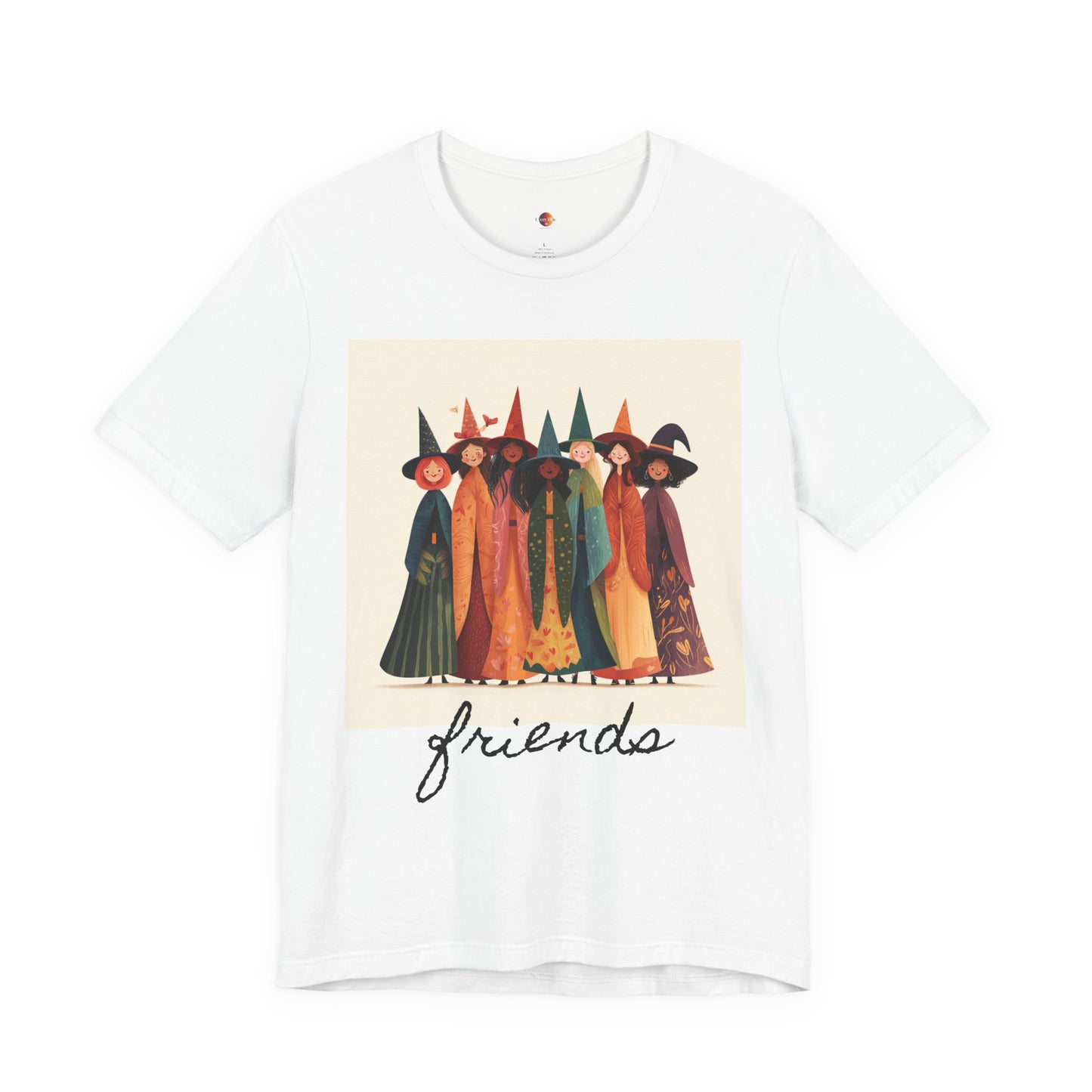 Witchy Friends Halloween Tee, Unisex Halloween Shirt, Festive Witch T-Shirt, Spooky Season Apparel, Witchy Apparel, Witch-Themed Clothing