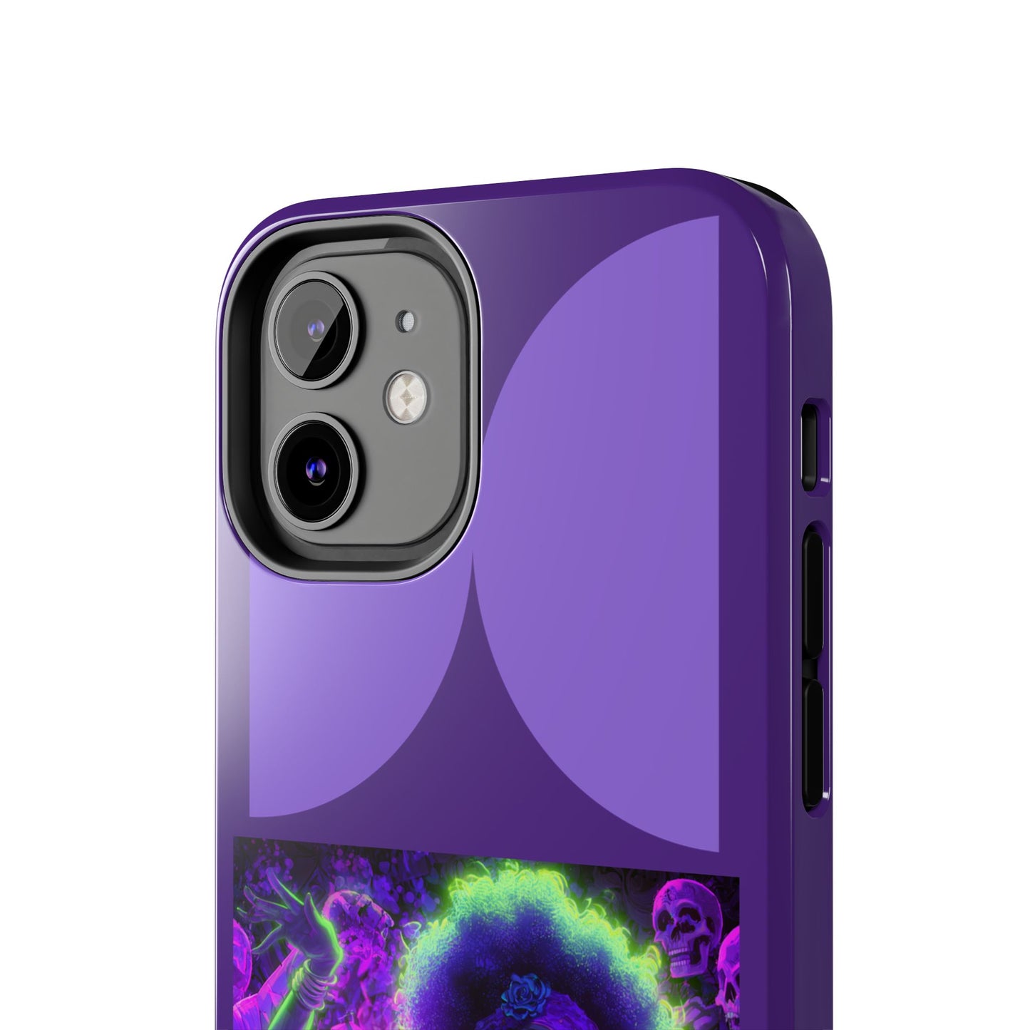 Vibrant Tough Phone Cases | Unique Phone Cover, Halloween Gift, Aesthetic Protection, Trendy Tech Accessory, Skull Design