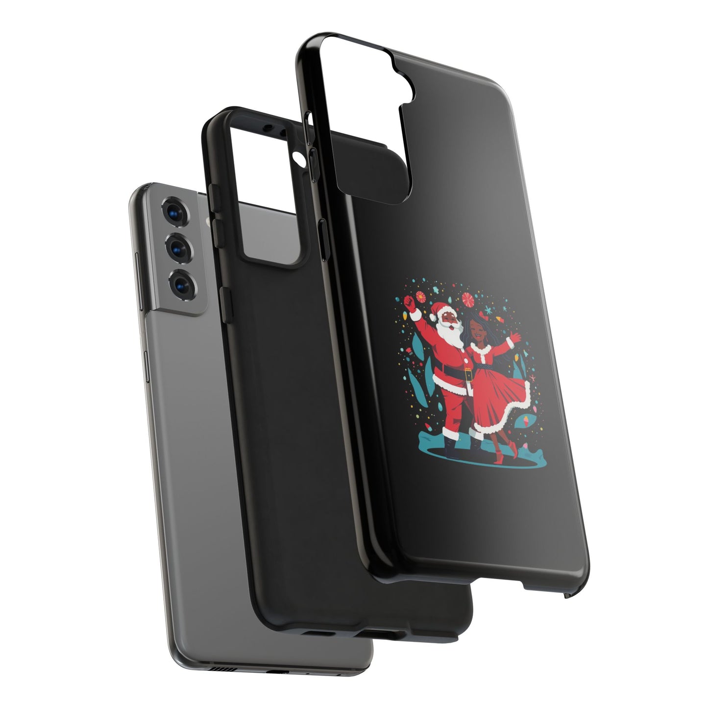 Festive Santa Phone Cases - Holiday Protection, Xmas Gifts, Winter Vibes, Merry & Bright, Unique Tech Accessories