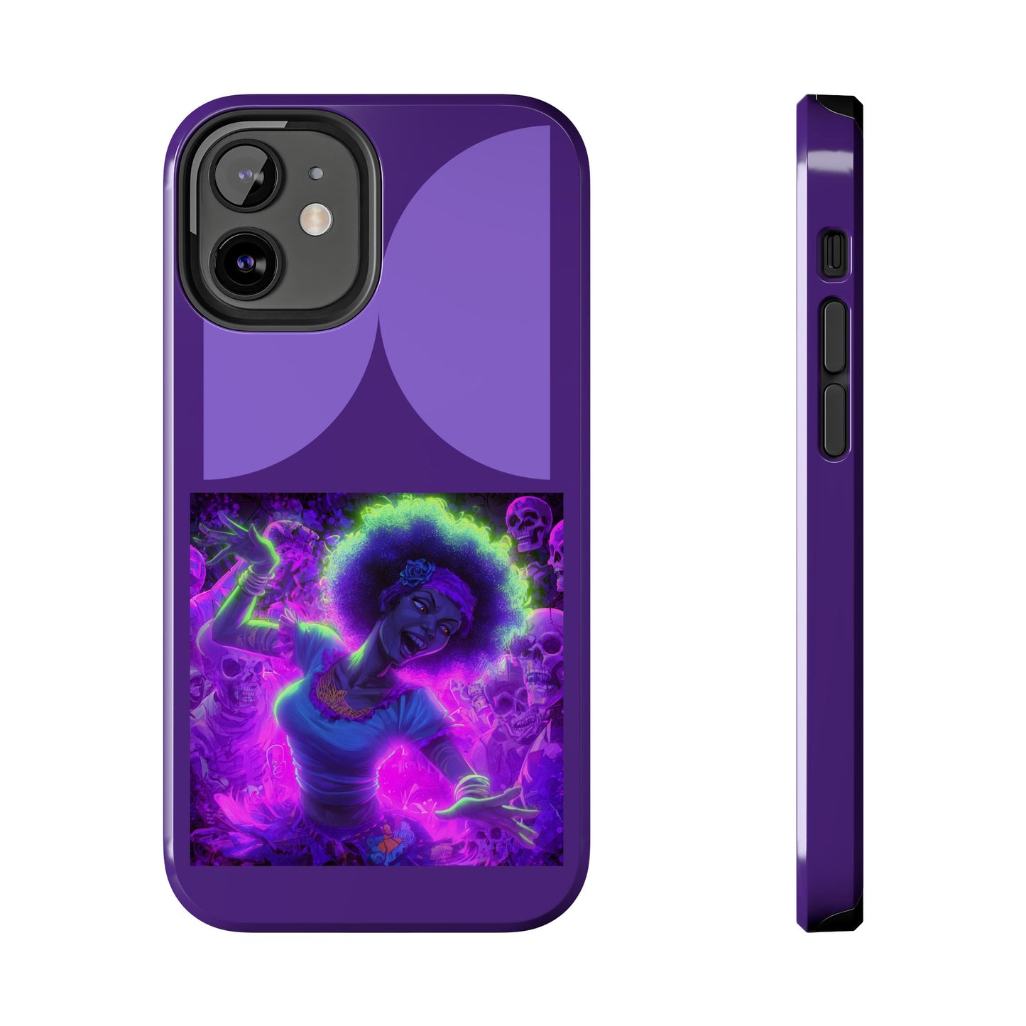 Vibrant Tough Phone Cases | Unique Phone Cover, Halloween Gift, Aesthetic Protection, Trendy Tech Accessory, Skull Design