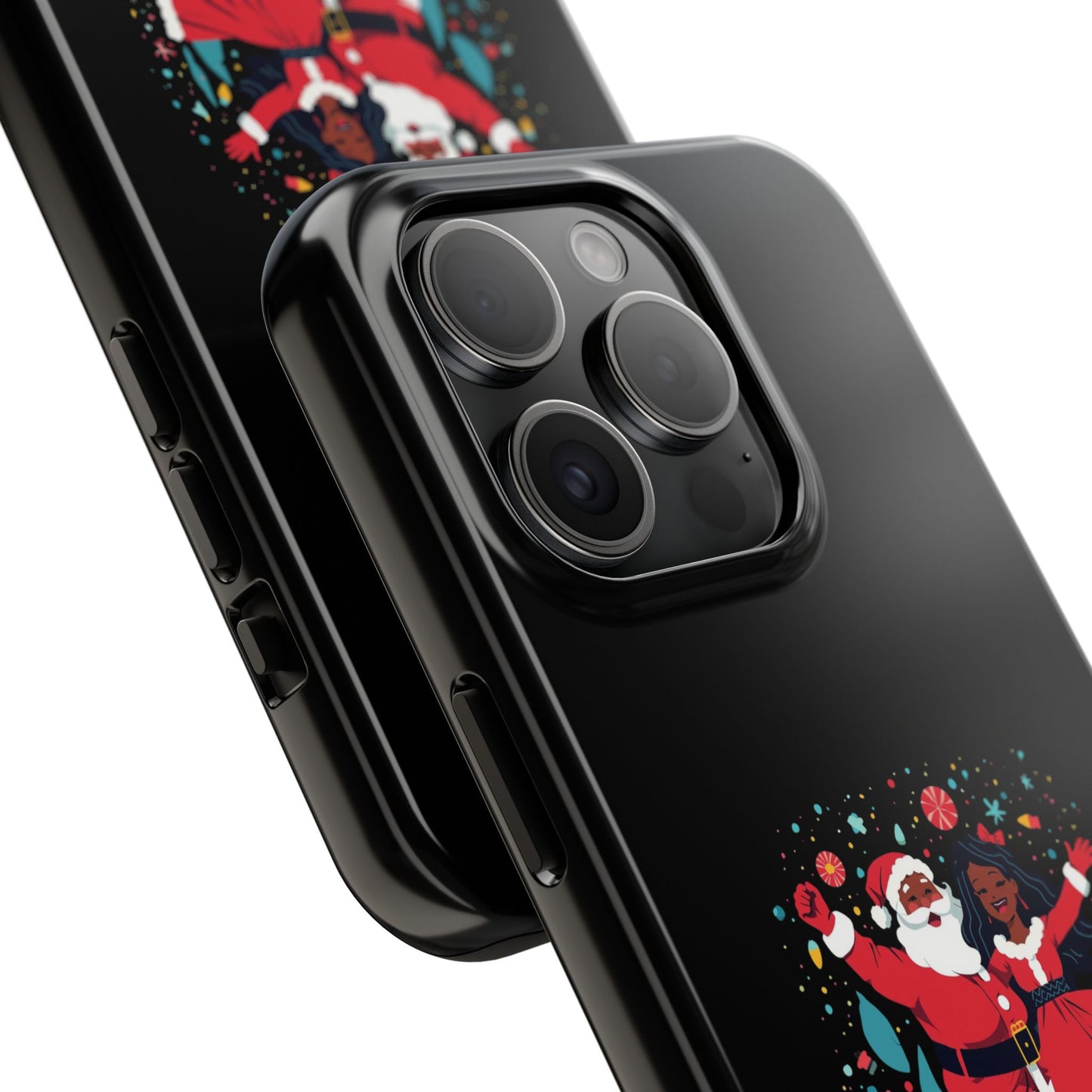 Festive Santa Phone Cases - Holiday Protection, Xmas Gifts, Winter Vibes, Merry & Bright, Unique Tech Accessories