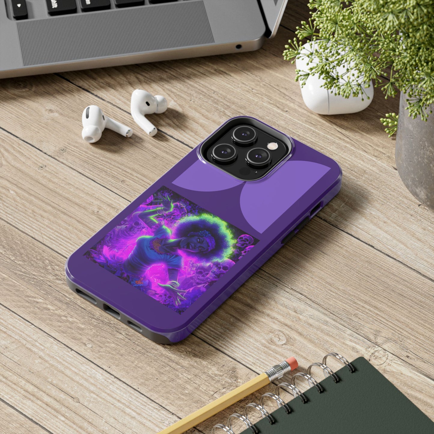 Vibrant Tough Phone Cases | Unique Phone Cover, Halloween Gift, Aesthetic Protection, Trendy Tech Accessory, Skull Design
