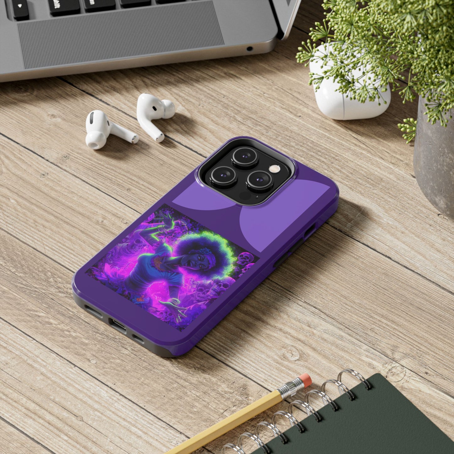 Vibrant Tough Phone Cases | Unique Phone Cover, Halloween Gift, Aesthetic Protection, Trendy Tech Accessory, Skull Design
