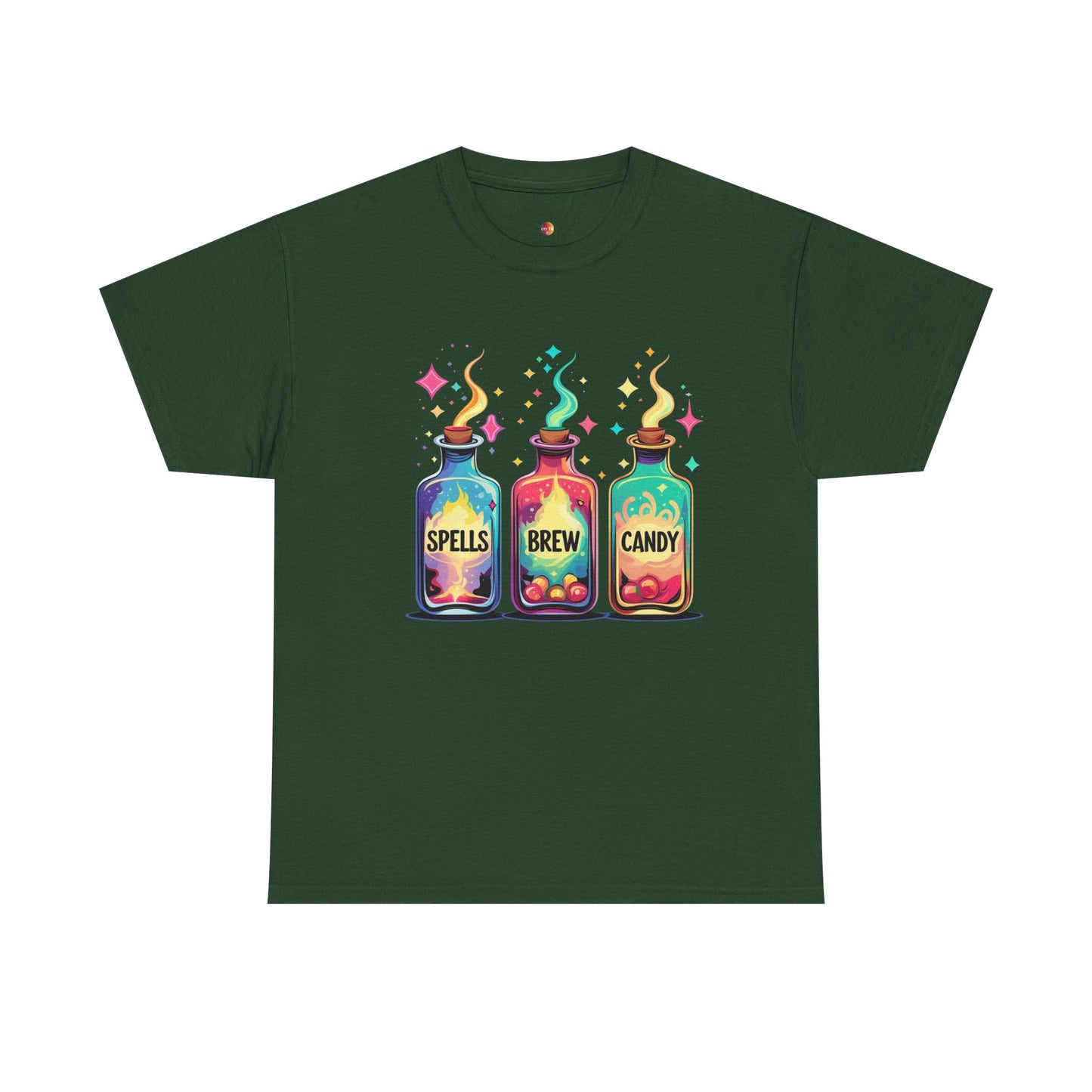 Magical Potion T-Shirt - Spells Brew Candy Design, Cute Halloween Tee, Witchy Apparel, Gift for Magic Lovers, Casual Wear