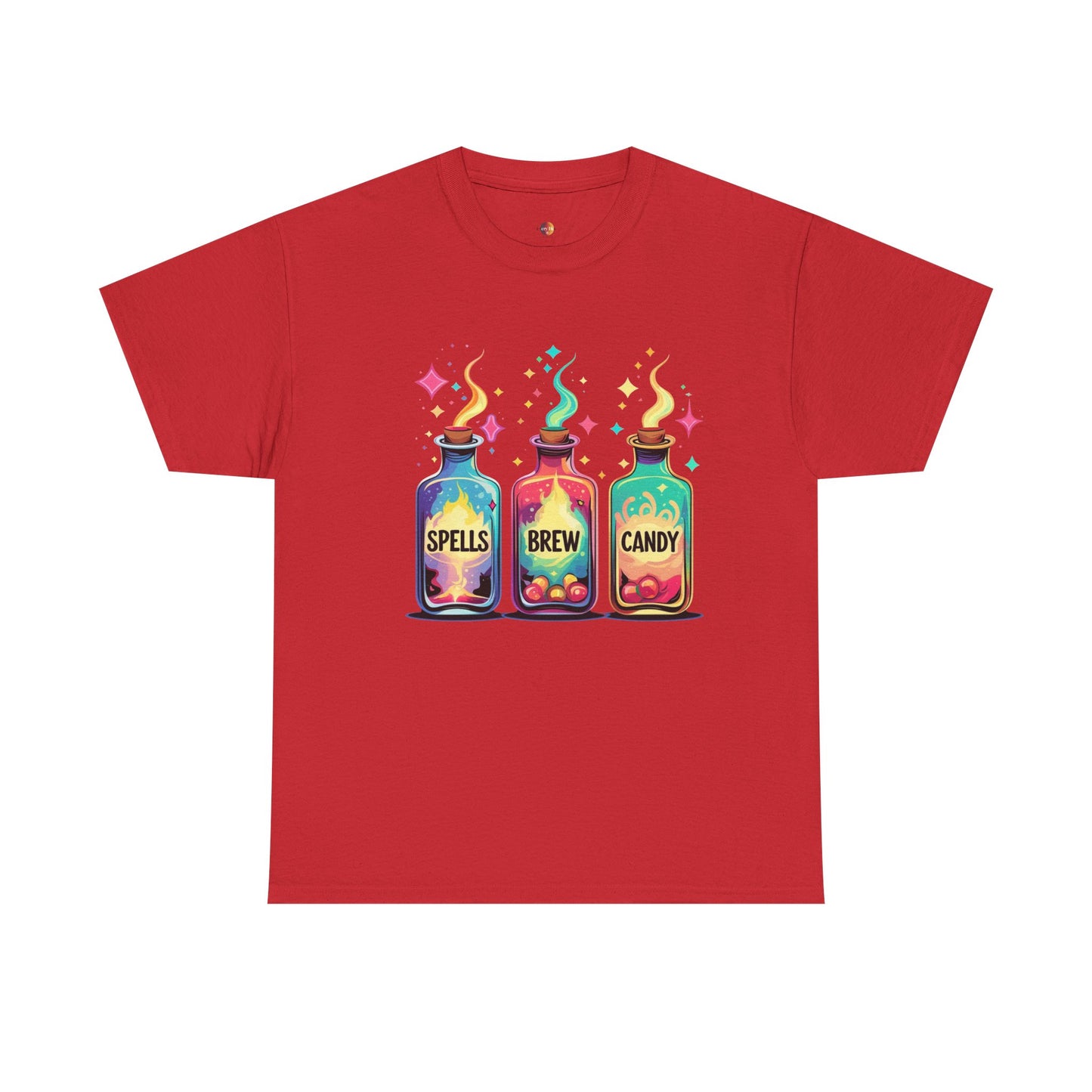Magical Potion T-Shirt - Spells Brew Candy Design, Cute Halloween Tee, Witchy Apparel, Gift for Magic Lovers, Casual Wear