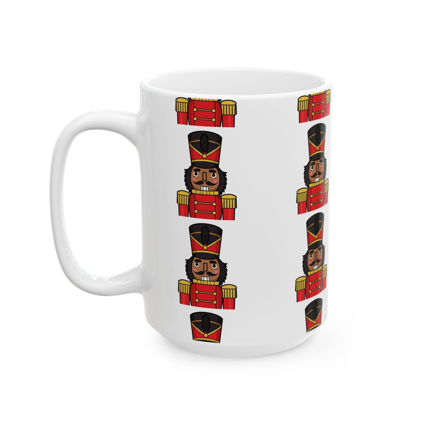 Nutcracker Christmas Mug, Holiday Gift, Winter Decor, Coffee Cup, Festive Kitchenware, Unique Xmas Present