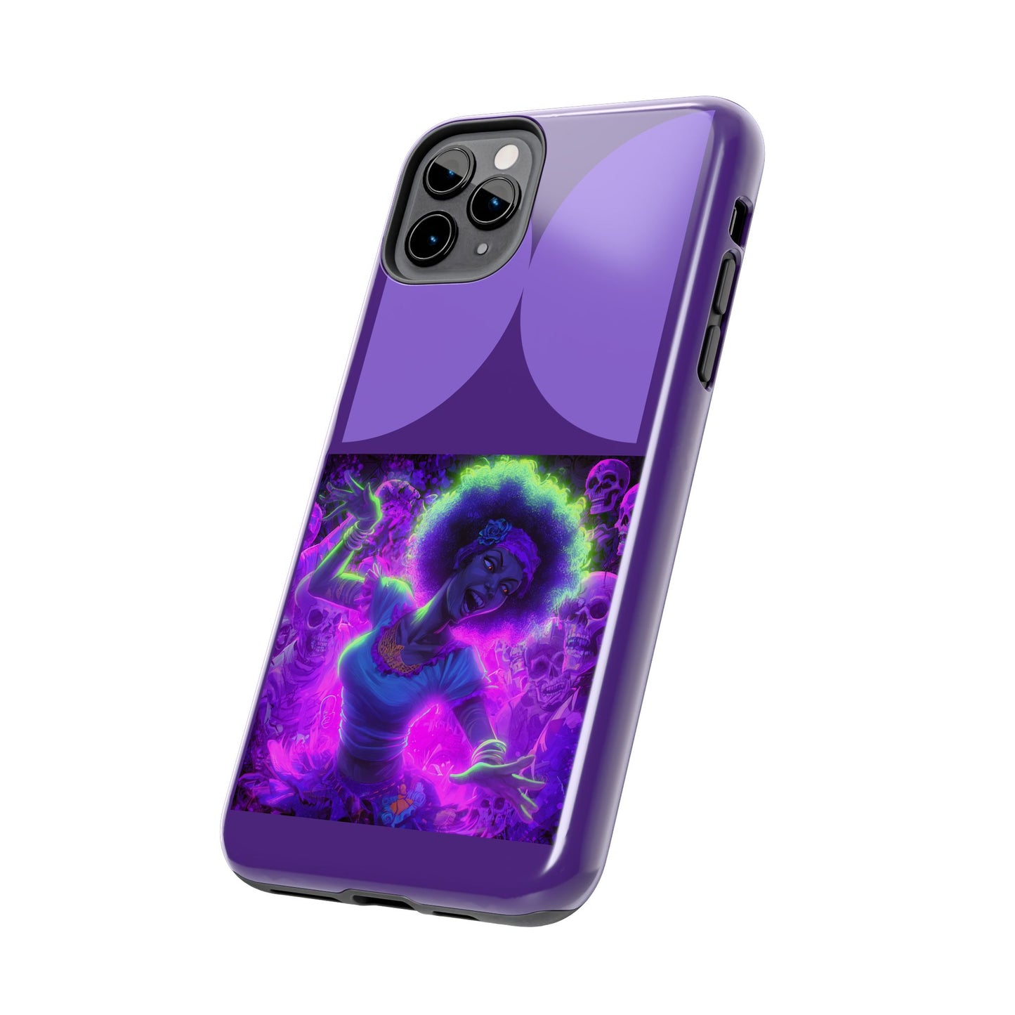 Vibrant Tough Phone Cases | Unique Phone Cover, Halloween Gift, Aesthetic Protection, Trendy Tech Accessory, Skull Design