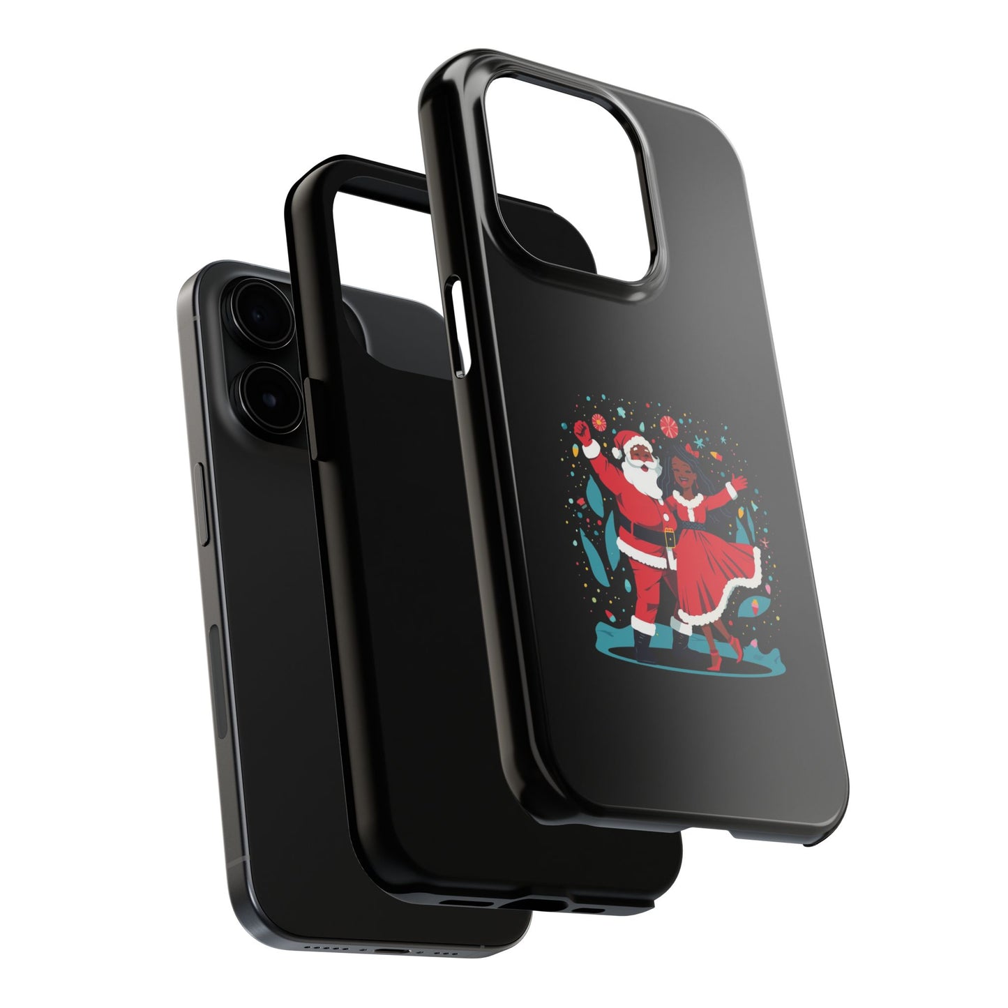 Festive Santa Phone Cases - Holiday Protection, Xmas Gifts, Winter Vibes, Merry & Bright, Unique Tech Accessories