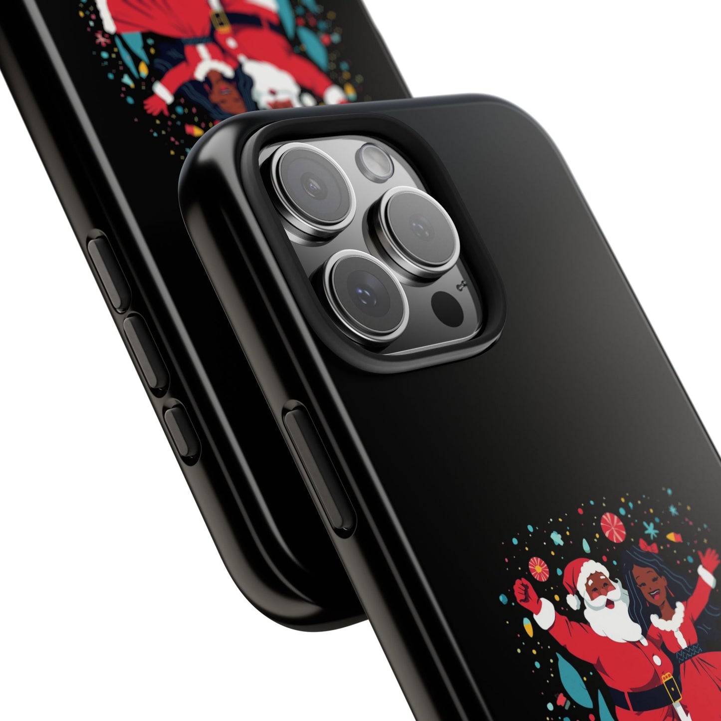 Festive Santa Phone Cases - Holiday Protection, Xmas Gifts, Winter Vibes, Merry & Bright, Unique Tech Accessories