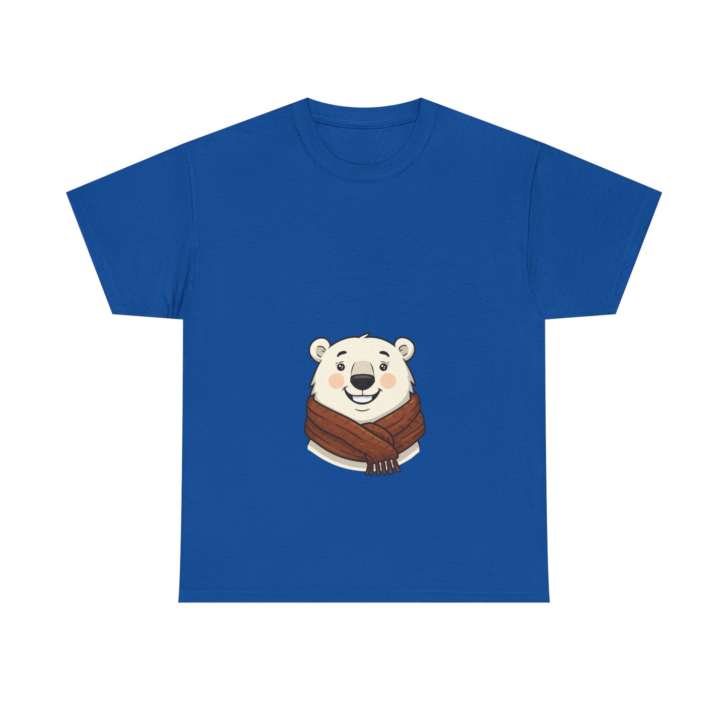 Cute Polar Bear Tee | Unisex Cotton T-shirt for Winter, Cozy Gift, Animal Lover Shirt, Chill Vibe Apparel, Christmas & Holiday Wear