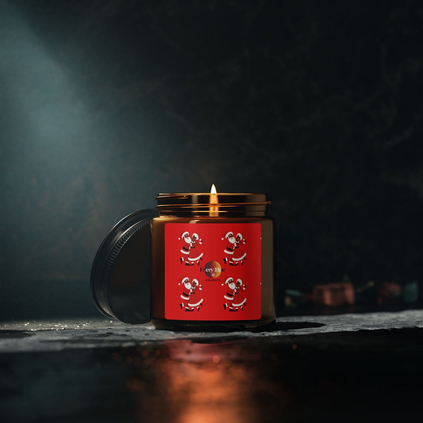 Scented Soy Candle (Multi-Size, Amber Jar)