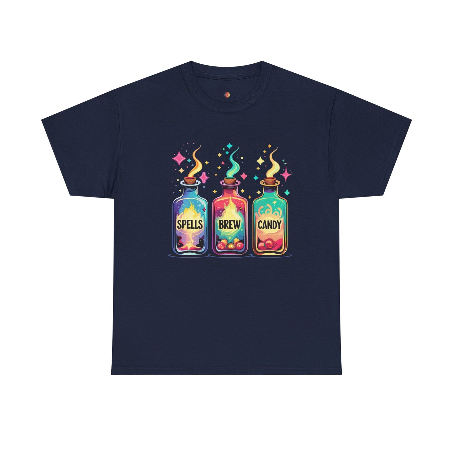 Magical Potion T-Shirt - Spells Brew Candy Design, Cute Halloween Tee, Witchy Apparel, Gift for Magic Lovers, Casual Wear