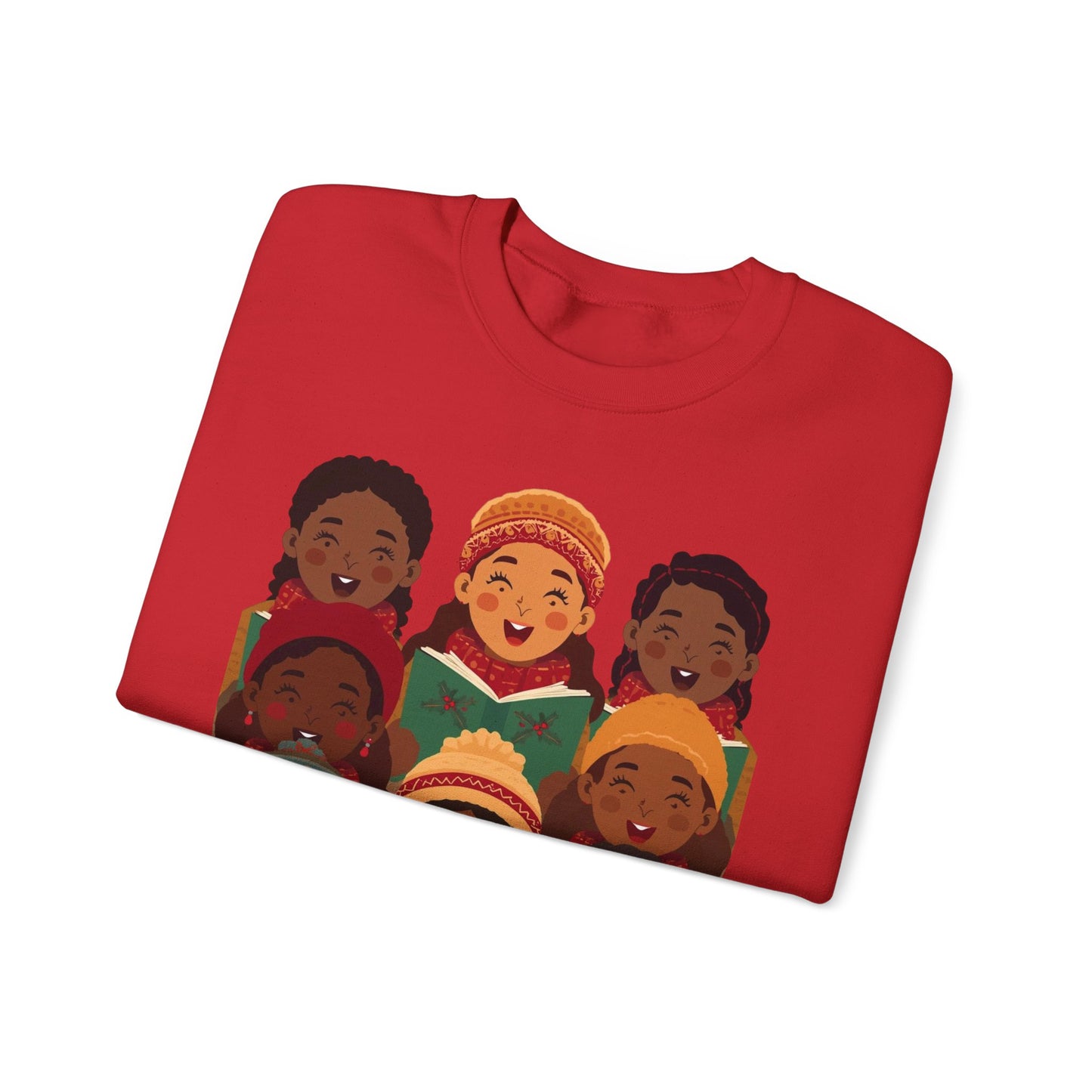 Singing Joy Crewneck Sweatshirt, Cozy Choir Sweatshirt, Festival Apparel, Group Performance Top, Gift for Music Lovers, Unisex Sweatshirt