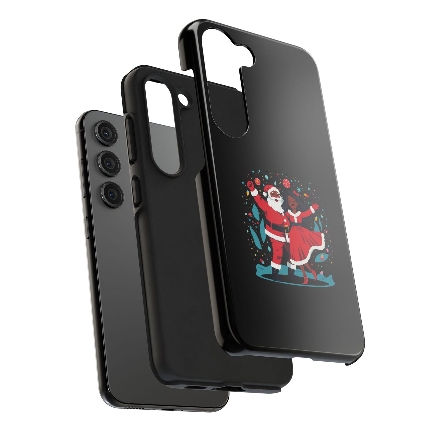 Festive Santa Phone Cases - Holiday Protection, Xmas Gifts, Winter Vibes, Merry & Bright, Unique Tech Accessories