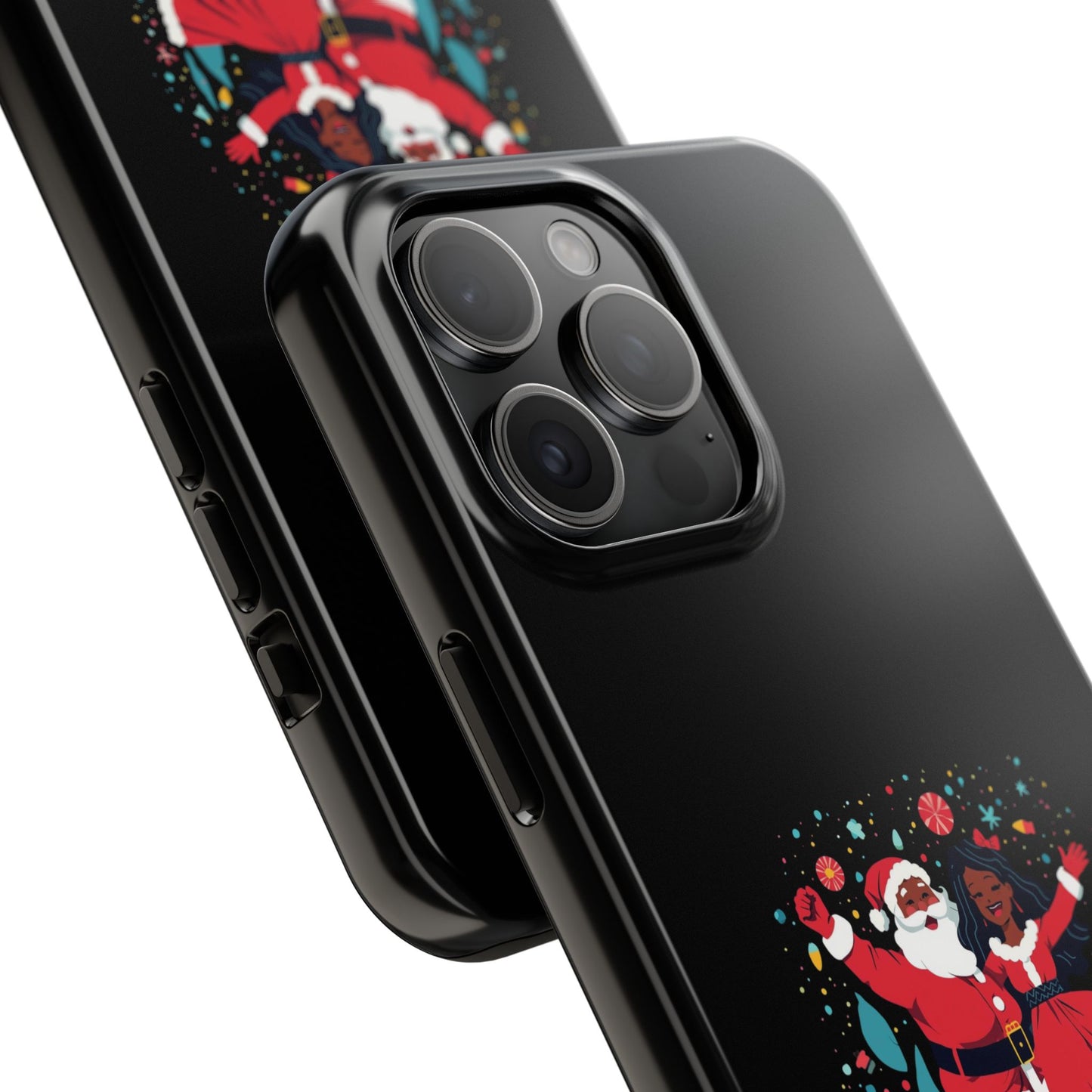 Festive Santa Phone Cases - Holiday Protection, Xmas Gifts, Winter Vibes, Merry & Bright, Unique Tech Accessories