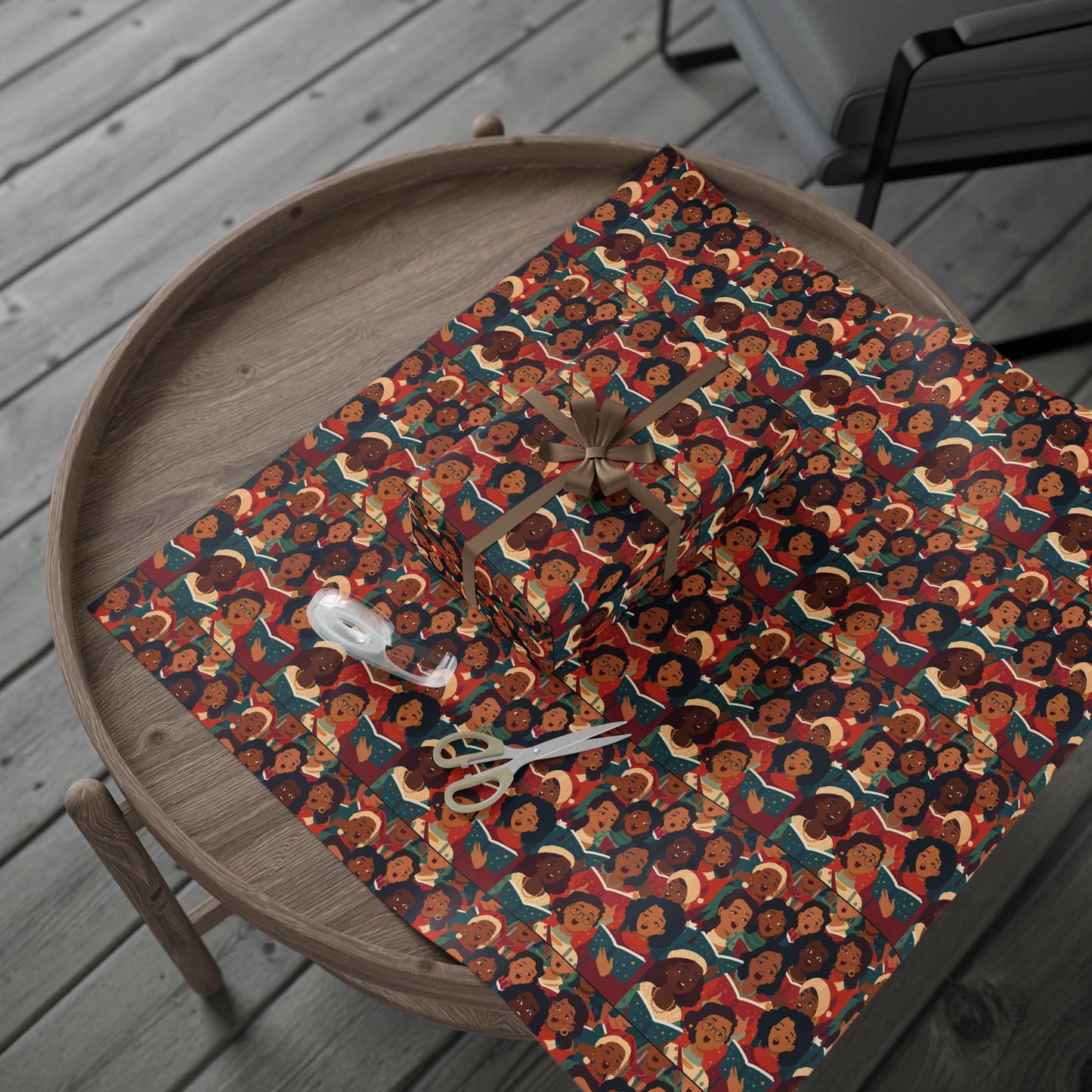 Cultural Celebration Wrapping Paper, Gift Wrap for Holidays, Birthdays, Festive Occasions, Party Supplies, Eco-Friendly