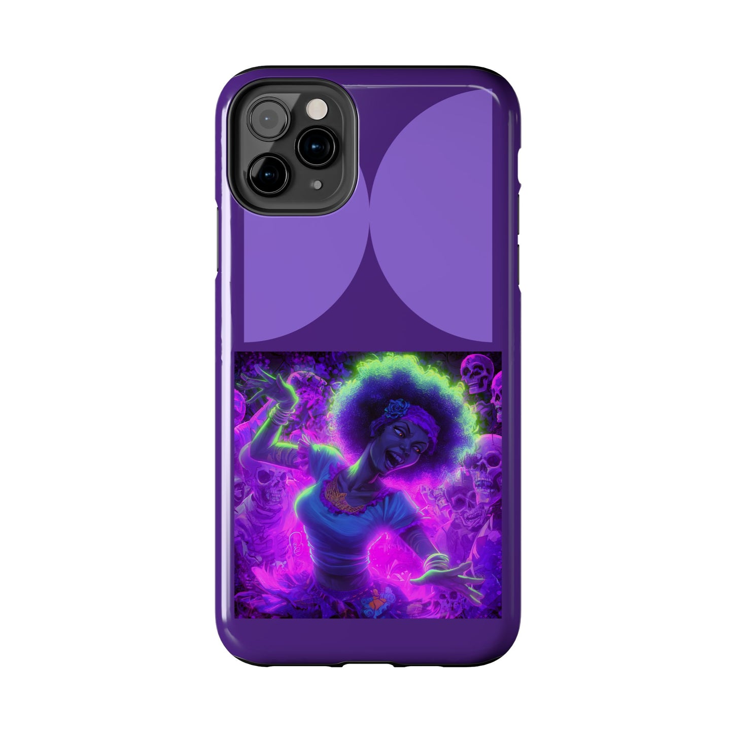Vibrant Tough Phone Cases | Unique Phone Cover, Halloween Gift, Aesthetic Protection, Trendy Tech Accessory, Skull Design