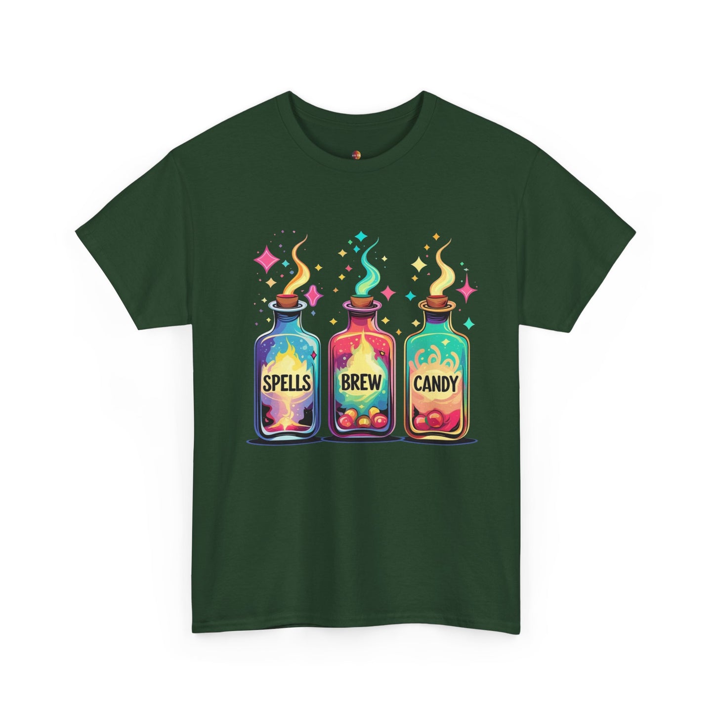 Magical Potion T-Shirt - Spells Brew Candy Design, Cute Halloween Tee, Witchy Apparel, Gift for Magic Lovers, Casual Wear