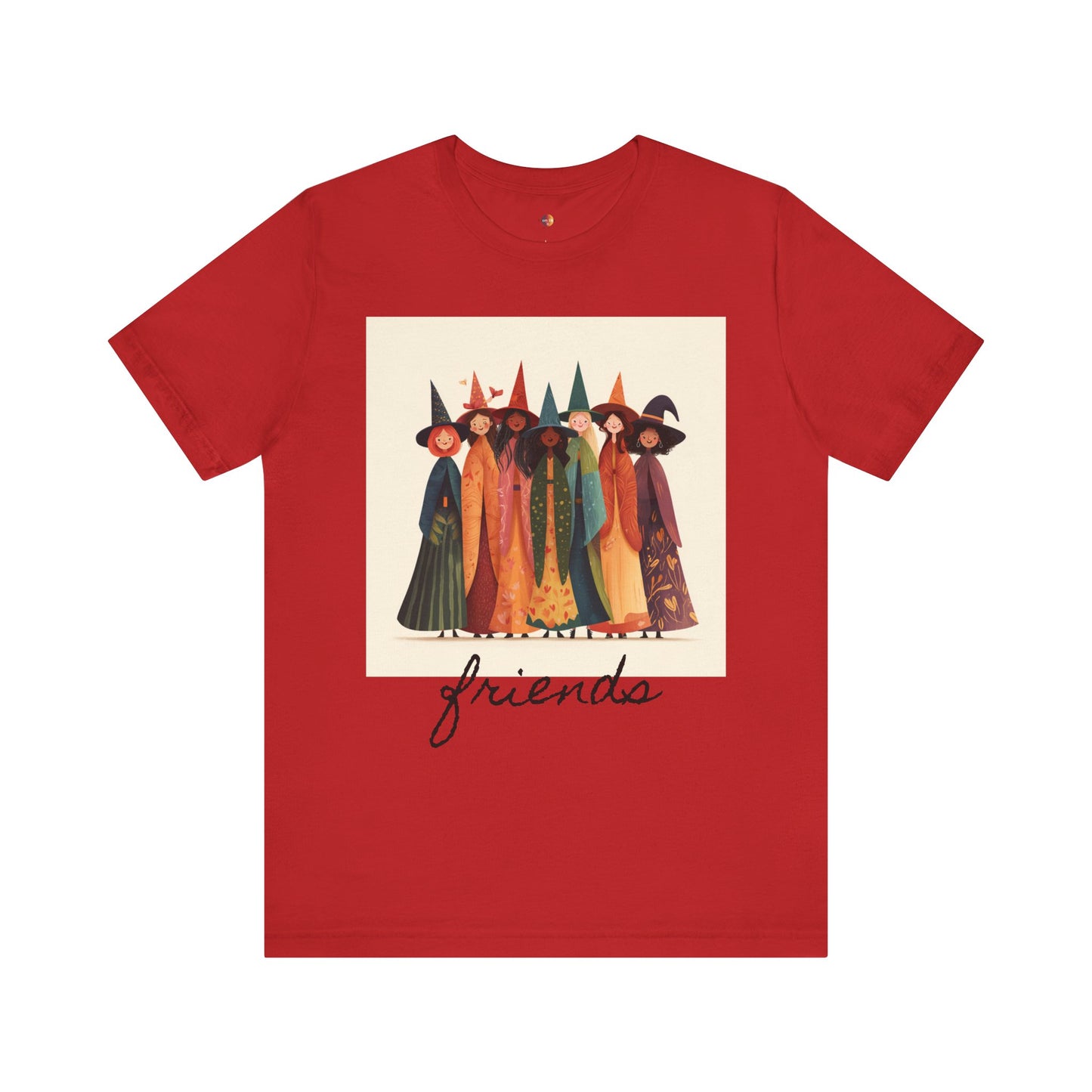 Witchy Friends Halloween Tee, Unisex Halloween Shirt, Festive Witch T-Shirt, Spooky Season Apparel, Witchy Apparel, Witch-Themed Clothing