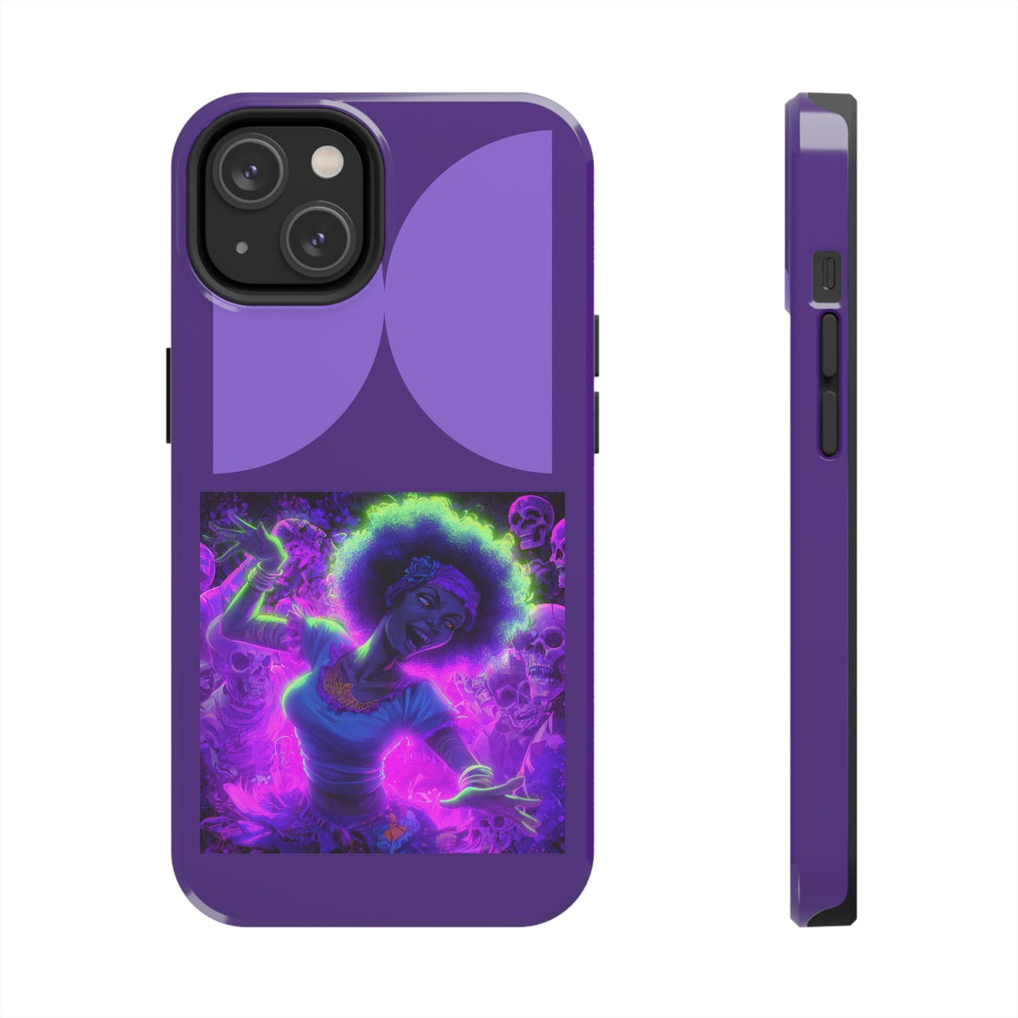 Vibrant Tough Phone Cases | Unique Phone Cover, Halloween Gift, Aesthetic Protection, Trendy Tech Accessory, Skull Design