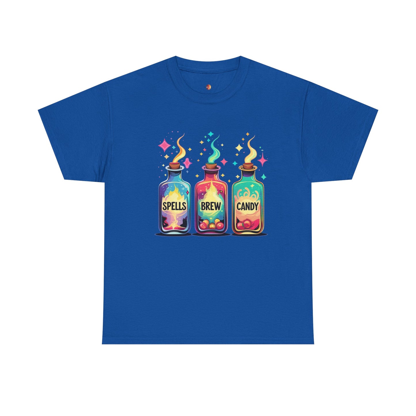 Magical Potion T-Shirt - Spells Brew Candy Design, Cute Halloween Tee, Witchy Apparel, Gift for Magic Lovers, Casual Wear