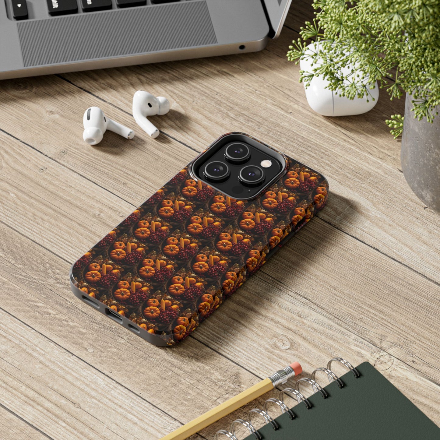 Harvest-Themed Tough Phone Cases | Fall Decor, Autumn Gifts, Thanksgiving Accessories, Seasonal Protection, Phone Covers