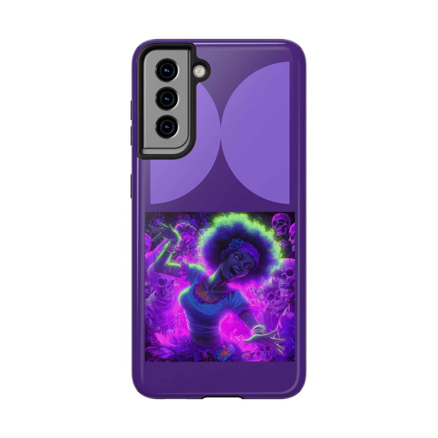 Vibrant Tough Phone Cases | Unique Phone Cover, Halloween Gift, Aesthetic Protection, Trendy Tech Accessory, Skull Design