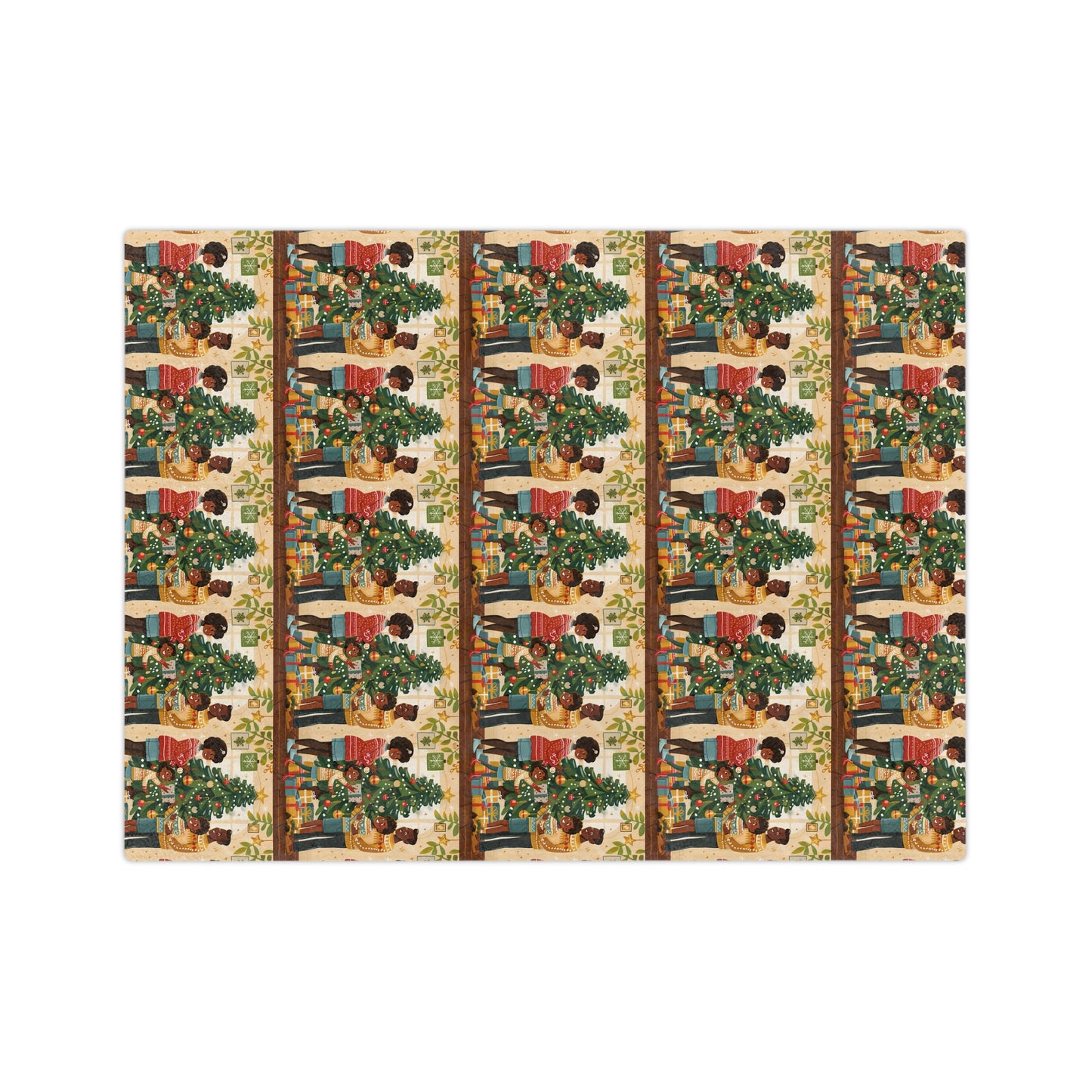 Warm Family Gatherings Velveteen Blanket, Cozy Holiday Decor, Kids Blanket, Gift for Christmas, Soft Throw for Living Room
