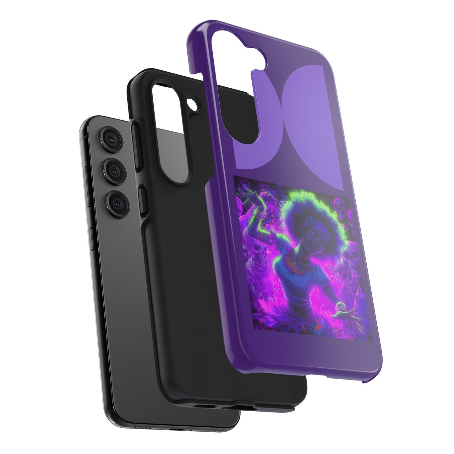 Vibrant Tough Phone Cases | Unique Phone Cover, Halloween Gift, Aesthetic Protection, Trendy Tech Accessory, Skull Design