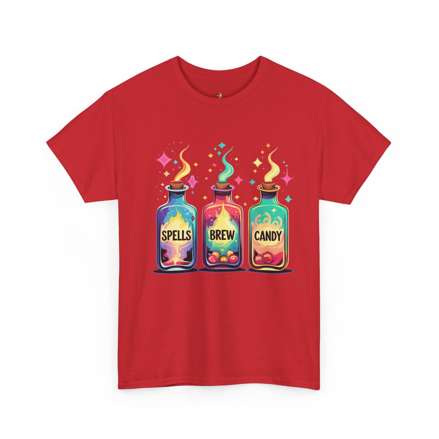 Magical Potion T-Shirt - Spells Brew Candy Design, Cute Halloween Tee, Witchy Apparel, Gift for Magic Lovers, Casual Wear