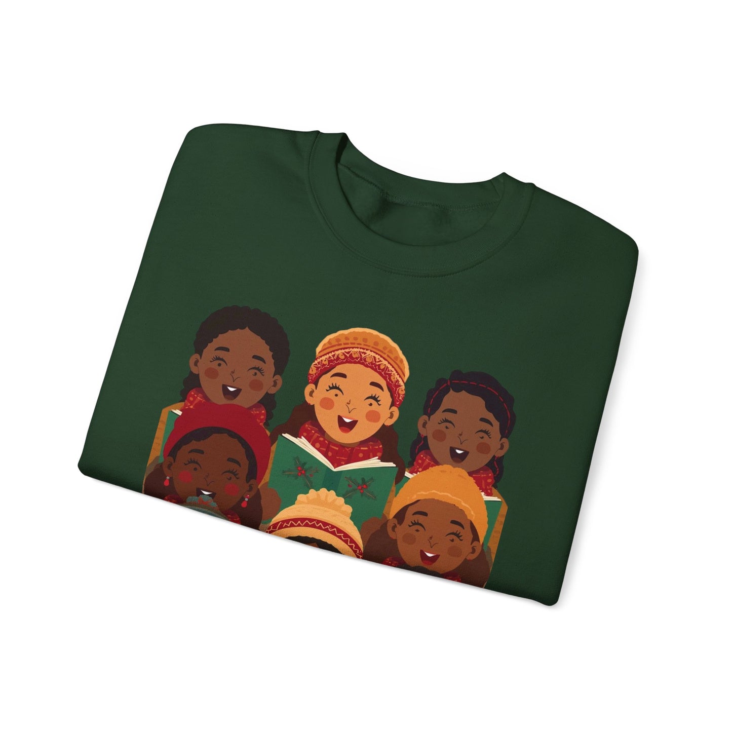 Singing Joy Crewneck Sweatshirt, Cozy Choir Sweatshirt, Festival Apparel, Group Performance Top, Gift for Music Lovers, Unisex Sweatshirt