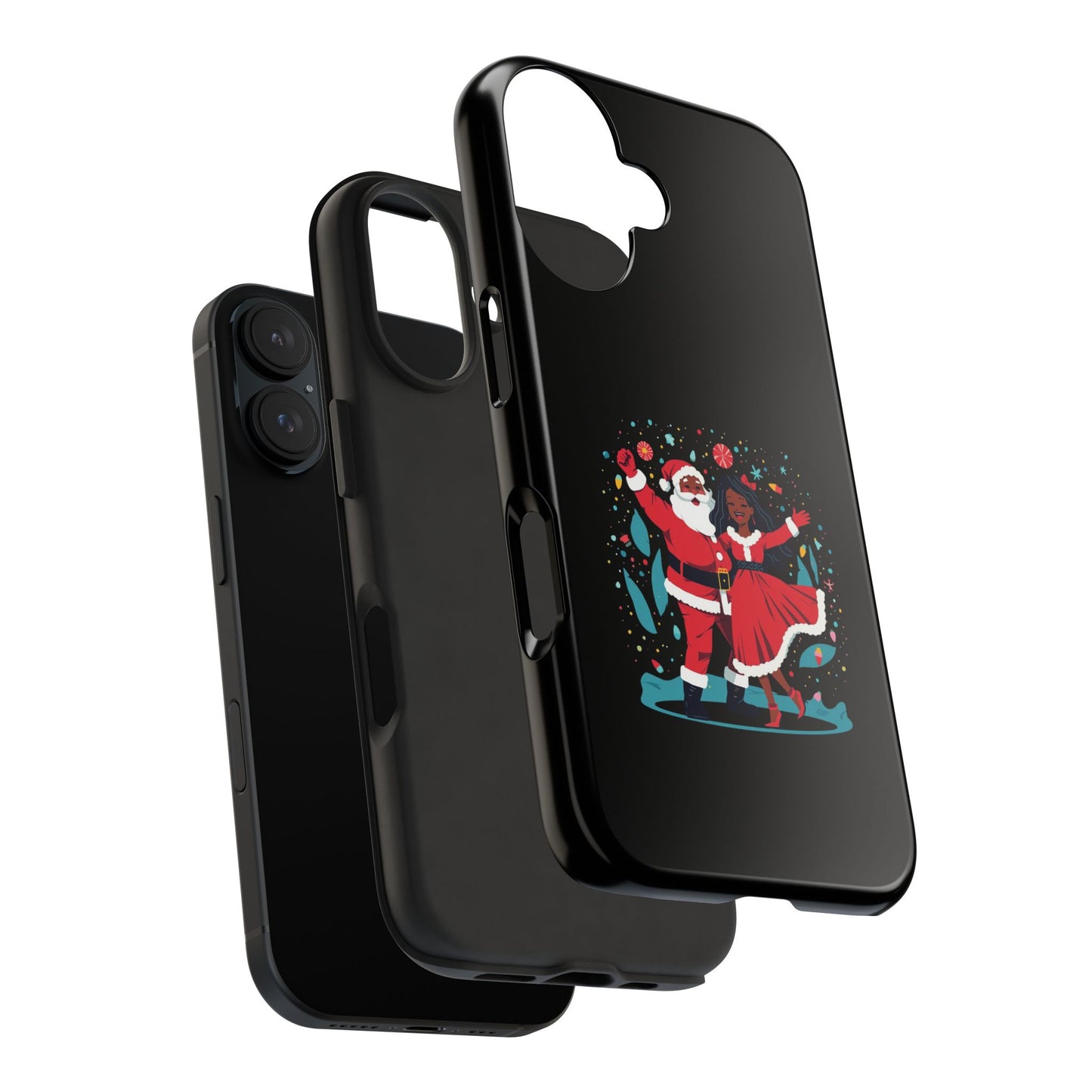 Festive Santa Phone Cases - Holiday Protection, Xmas Gifts, Winter Vibes, Merry & Bright, Unique Tech Accessories